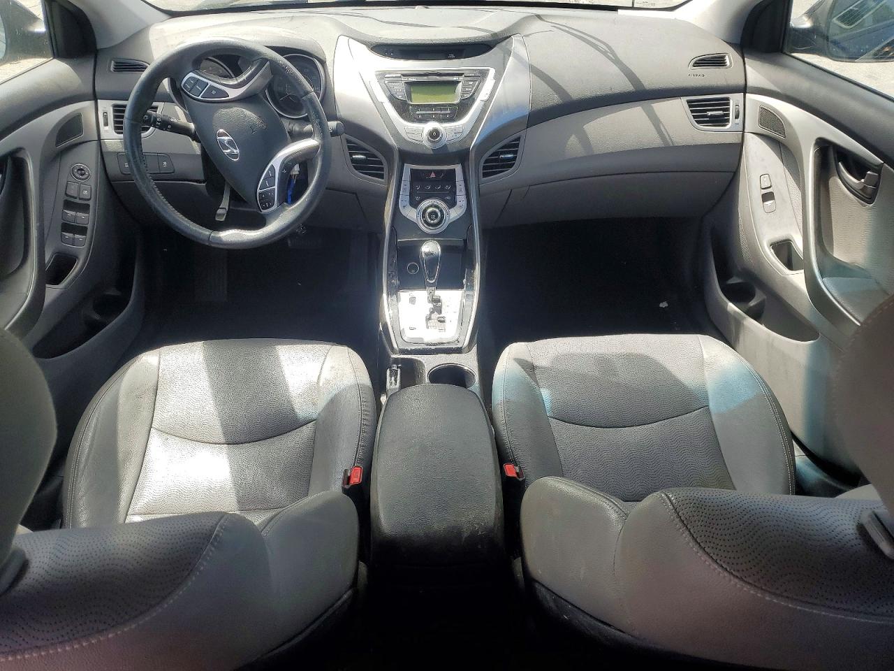 2012 Hyundai Elantra Limited Black vin: KMHDH4AE7CU257063