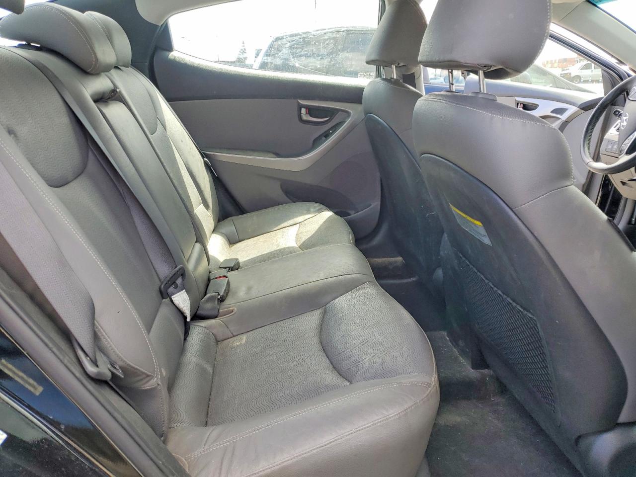 2012 Hyundai Elantra Limited Black vin: KMHDH4AE7CU257063