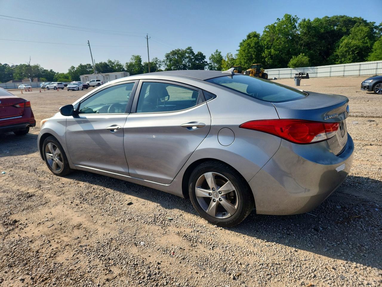 2012 Hyundai Elantra Gls Gray vin: KMHDH4AE7CU282478