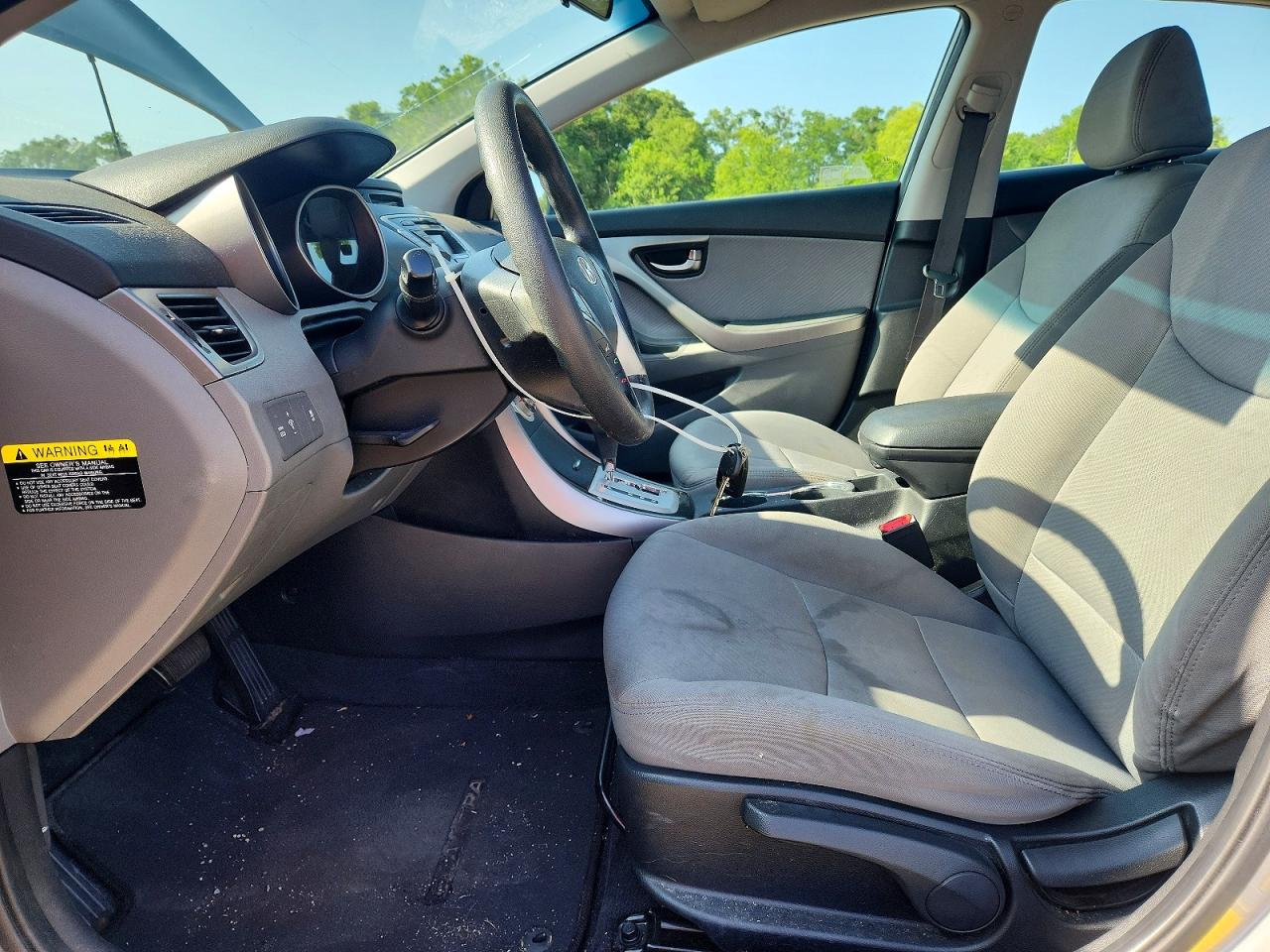2012 Hyundai Elantra Gls Gray vin: KMHDH4AE7CU282478