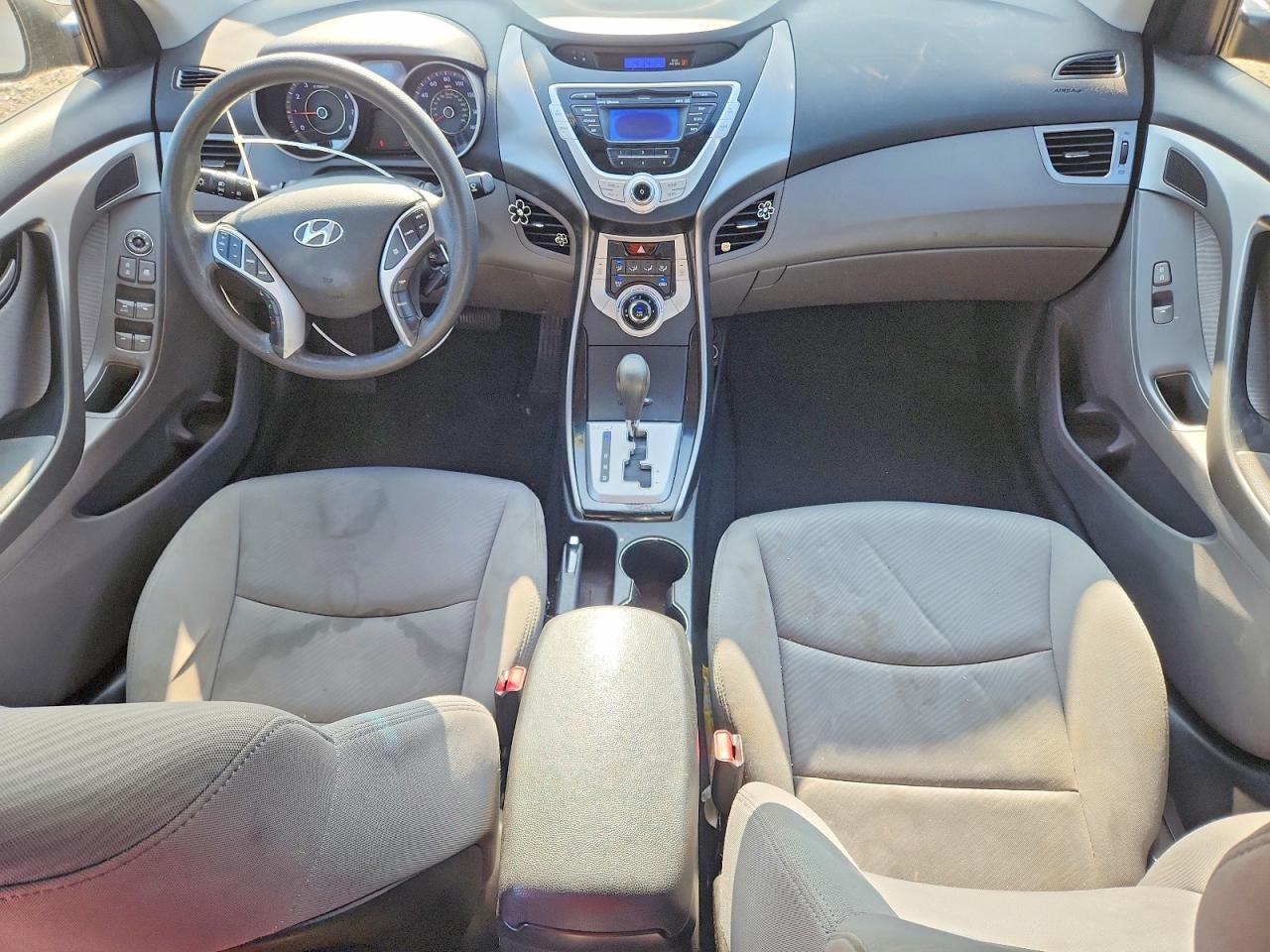 2012 Hyundai Elantra Gls Gray vin: KMHDH4AE7CU282478