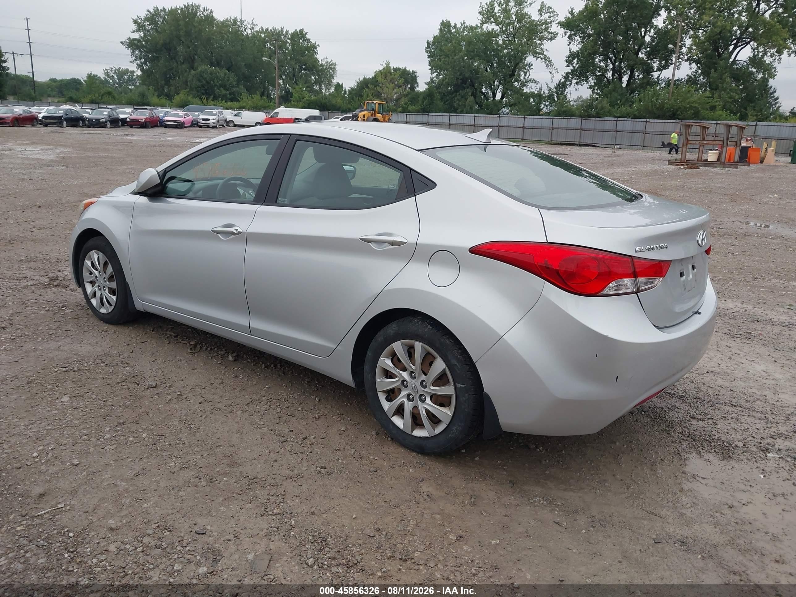 2012 Hyundai Elantra Gls (ulsan Plant) Silver vin: KMHDH4AE7CU283078