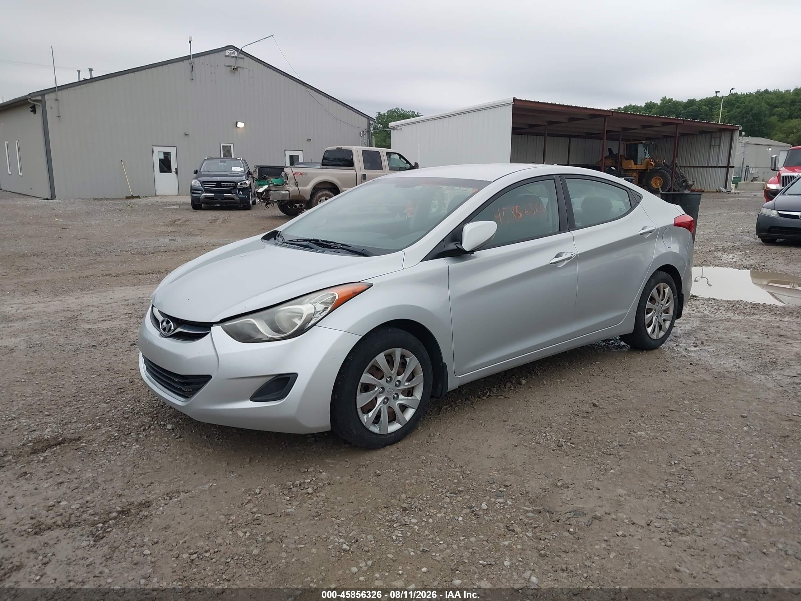 2012 Hyundai Elantra Gls (ulsan Plant) Silver vin: KMHDH4AE7CU283078