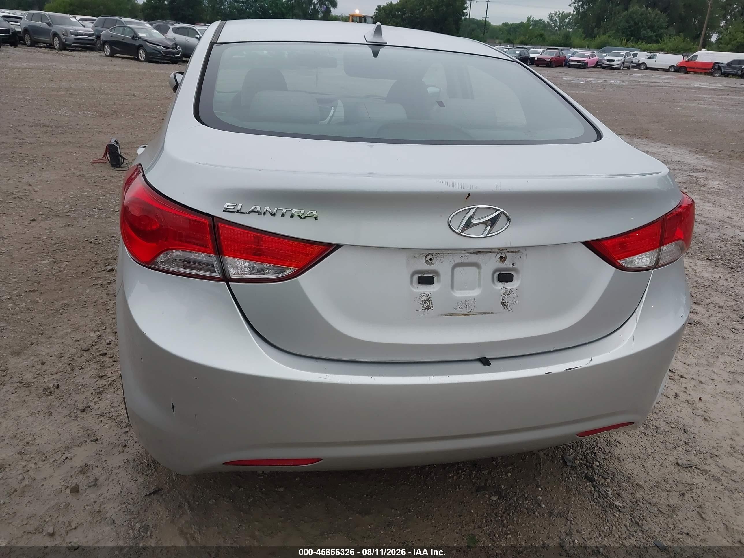 2012 Hyundai Elantra Gls (ulsan Plant) Silver vin: KMHDH4AE7CU283078