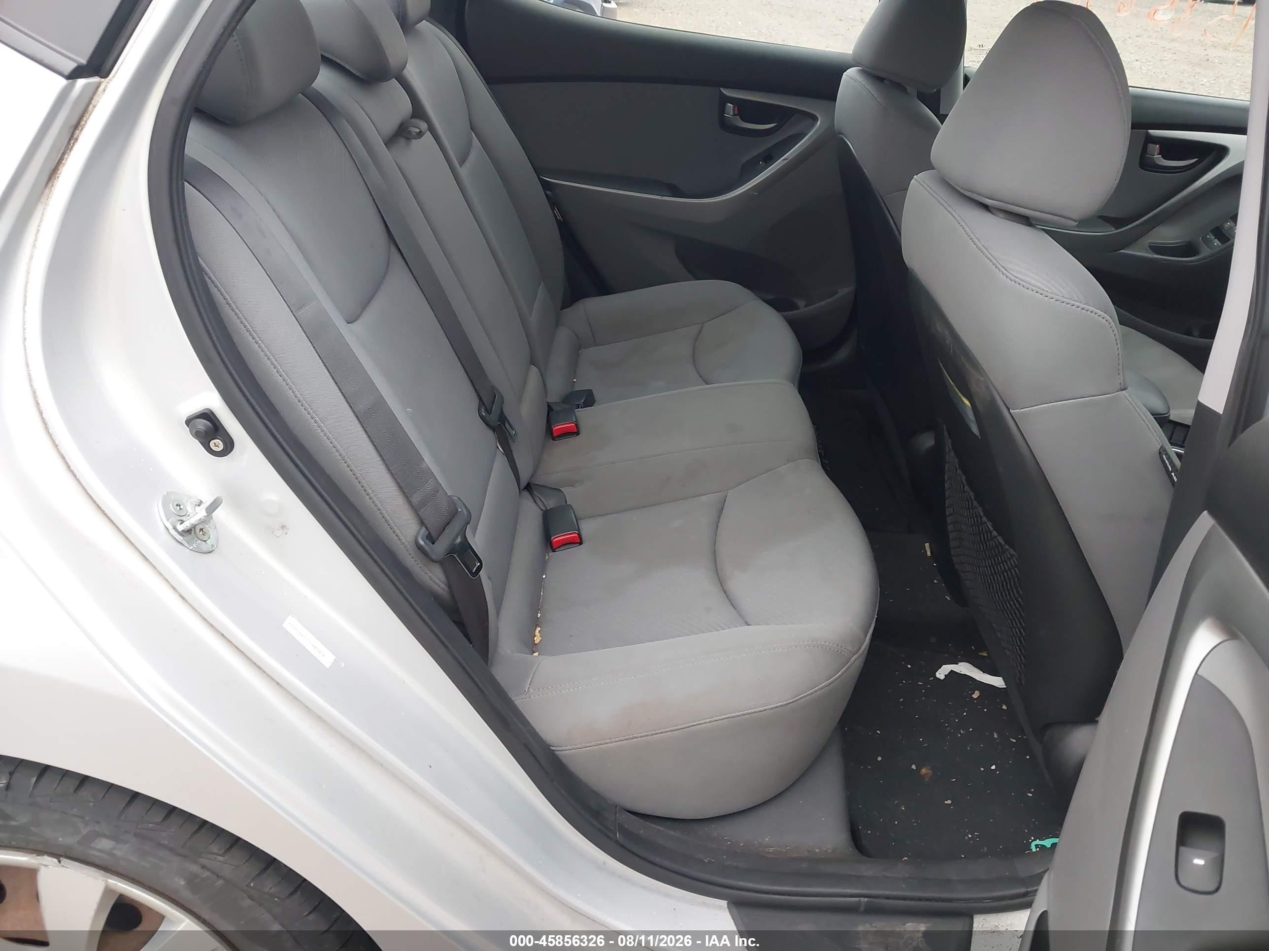 2012 Hyundai Elantra Gls (ulsan Plant) Silver vin: KMHDH4AE7CU283078