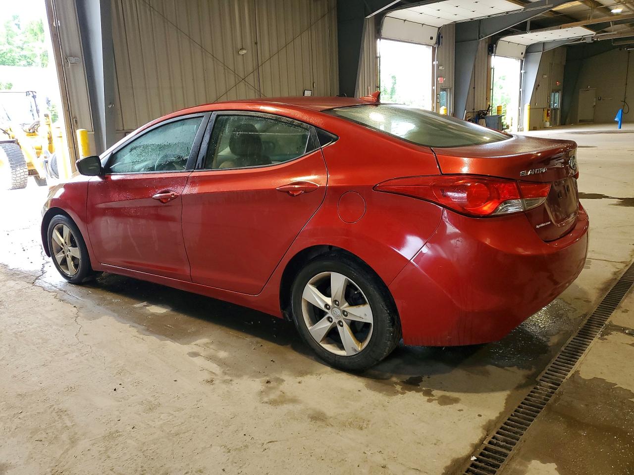 2012 Hyundai Elantra Gls Red vin: KMHDH4AE7CU289236