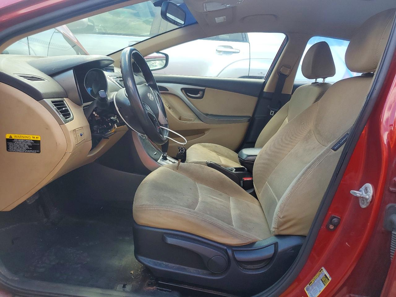 2012 Hyundai Elantra Gls Red vin: KMHDH4AE7CU289236