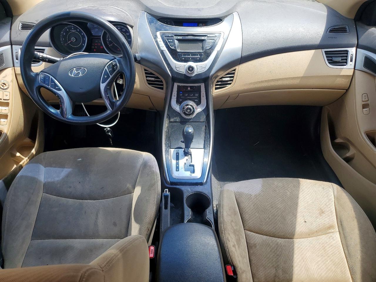 2012 Hyundai Elantra Gls Red vin: KMHDH4AE7CU289236