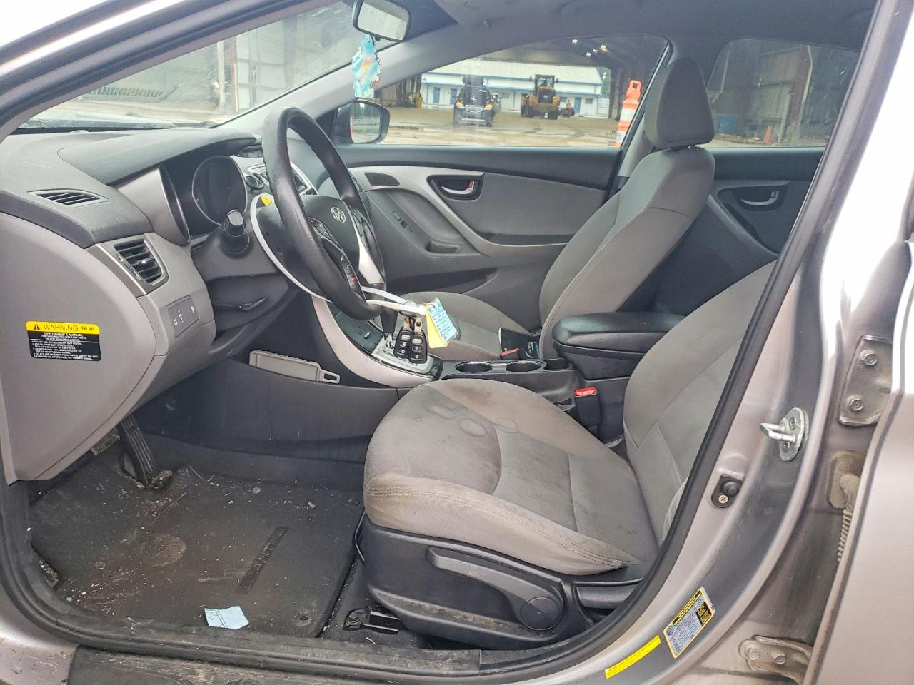 2012 Hyundai Elantra Gls Gray vin: KMHDH4AE7CU290001