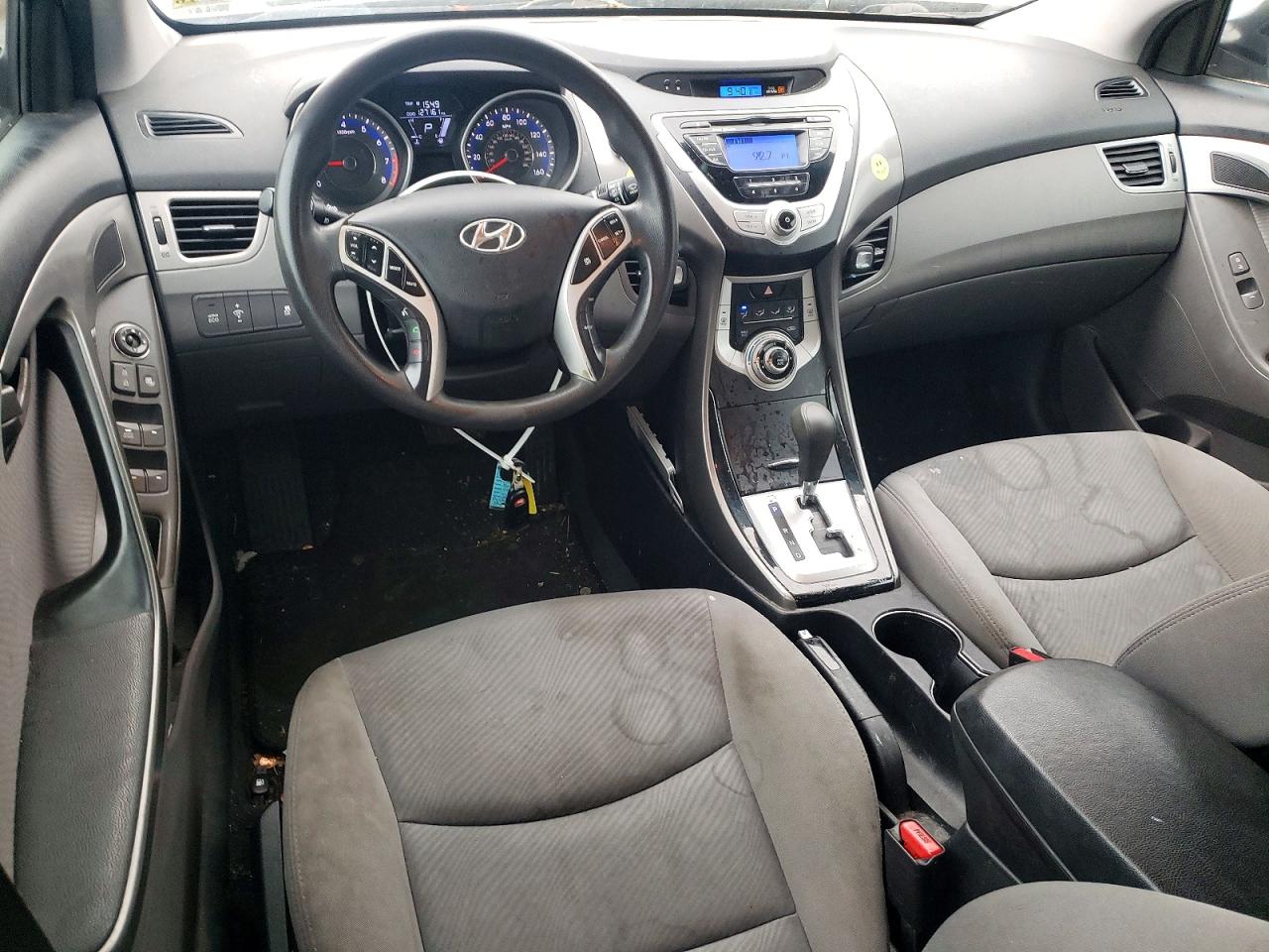 2012 Hyundai Elantra Gls Gray vin: KMHDH4AE7CU290001