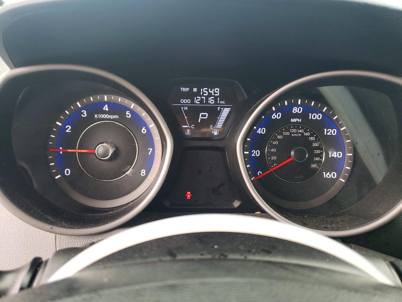 2012 Hyundai Elantra Gls Gray vin: KMHDH4AE7CU290001