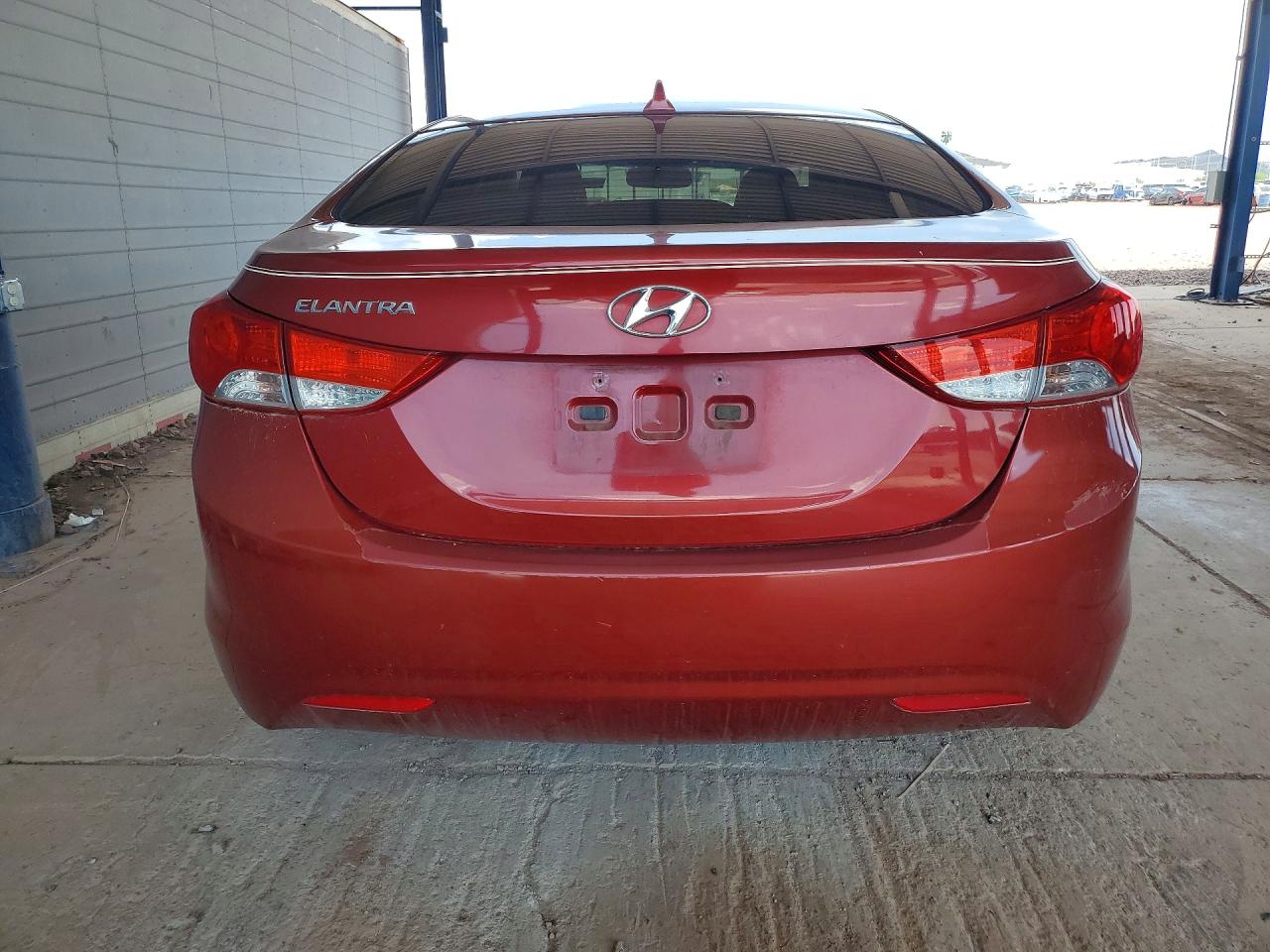 2012 Hyundai Elantra Gls Красный vin: KMHDH4AE7CU297353
