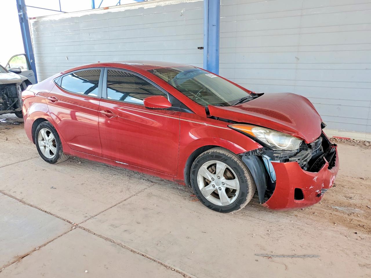 2012 Hyundai Elantra Gls Красный vin: KMHDH4AE7CU297353