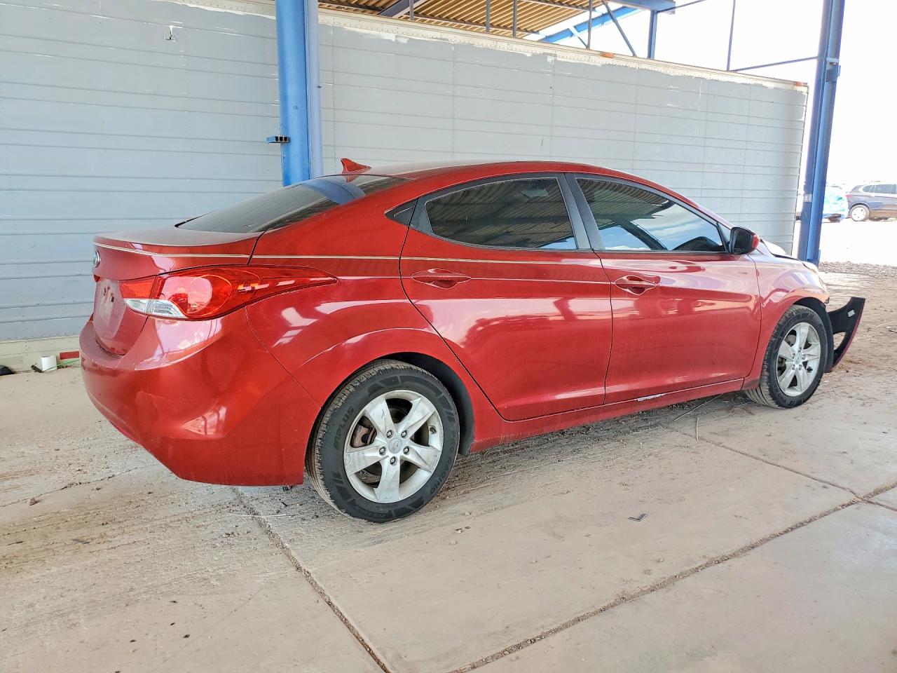 2012 Hyundai Elantra Gls Красный vin: KMHDH4AE7CU297353