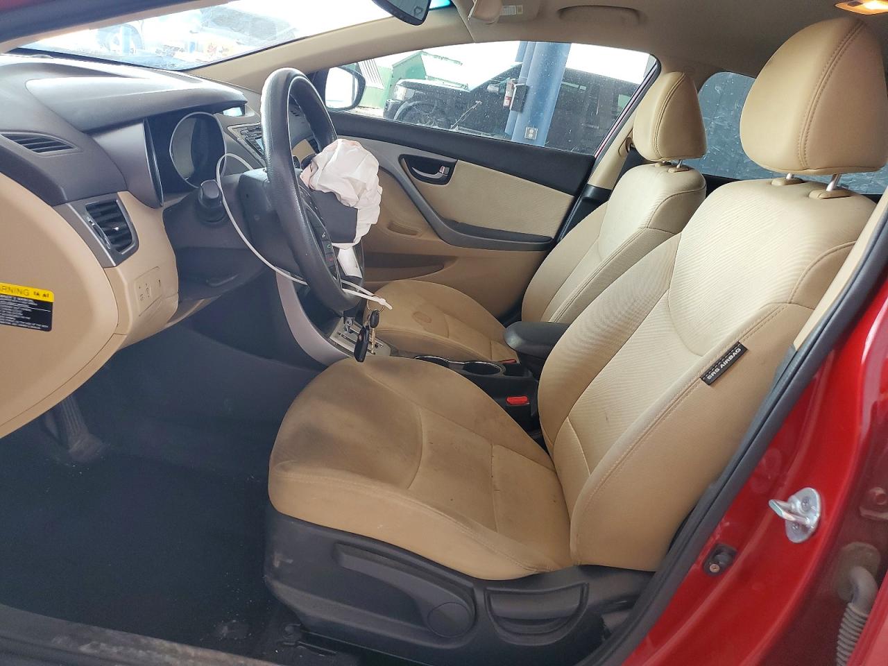 2012 Hyundai Elantra Gls Красный vin: KMHDH4AE7CU297353