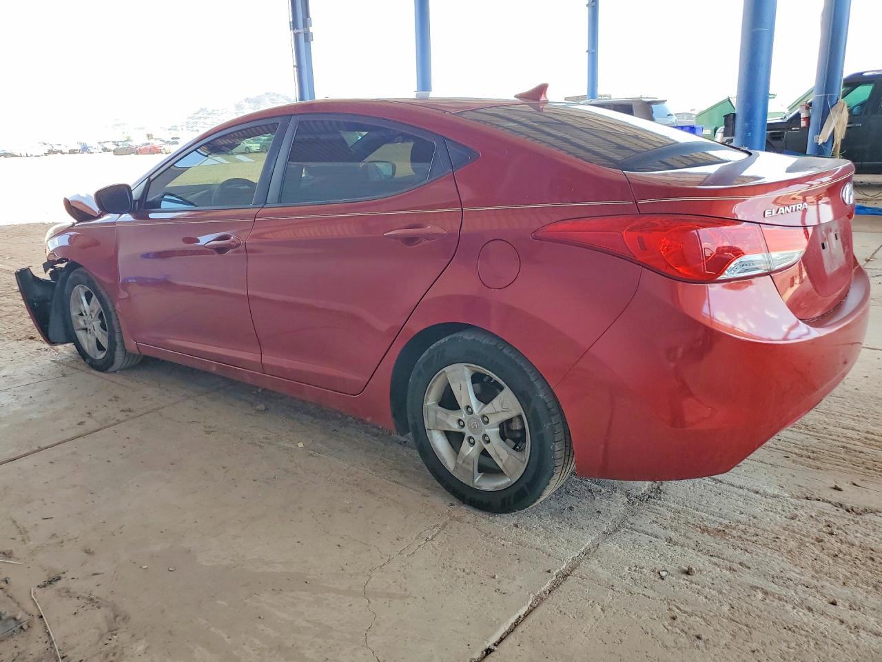 2012 Hyundai Elantra Gls Красный vin: KMHDH4AE7CU297353