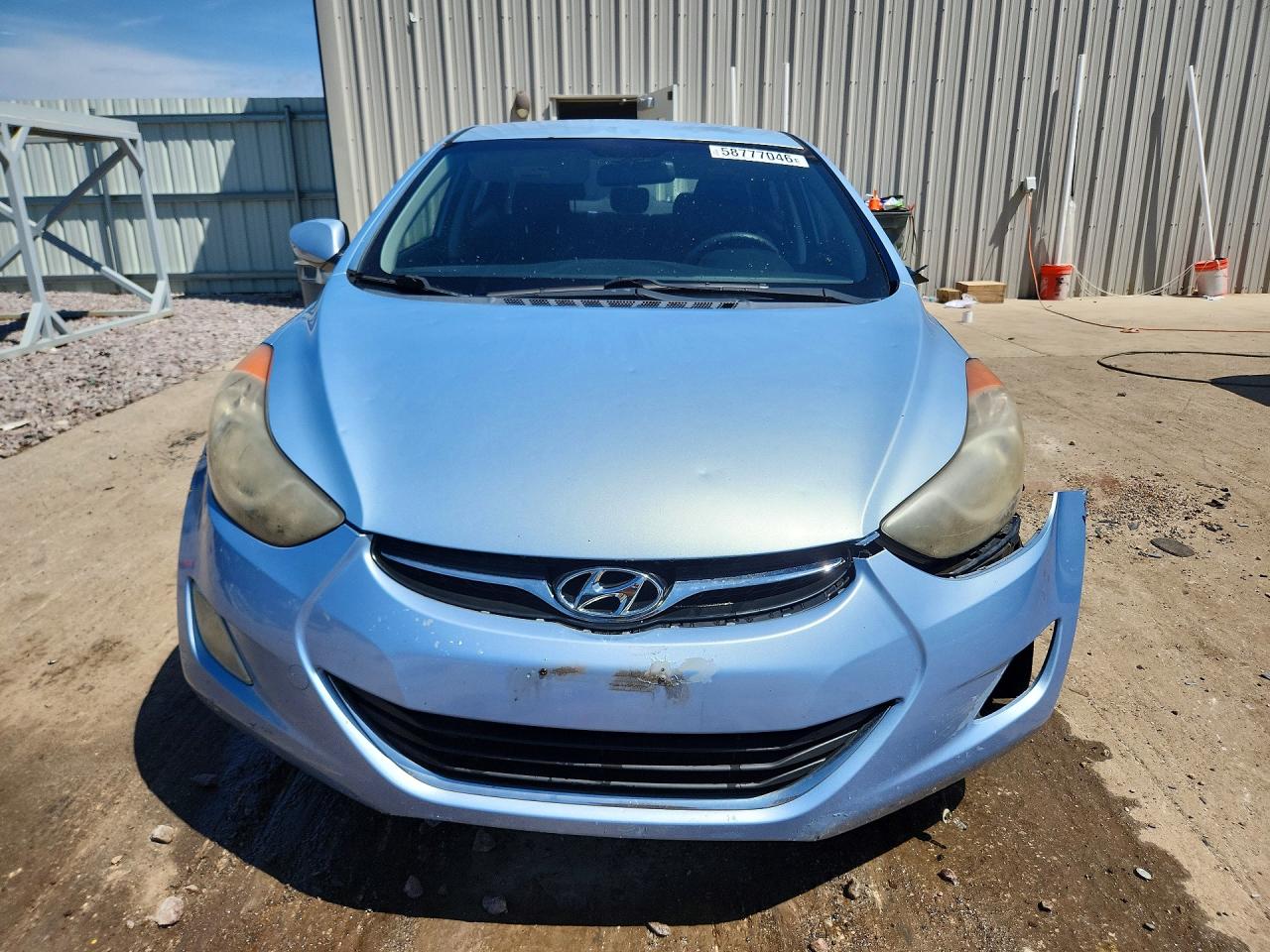 2012 Hyundai Elantra Gls/limited Blue vin: KMHDH4AE7CU322882