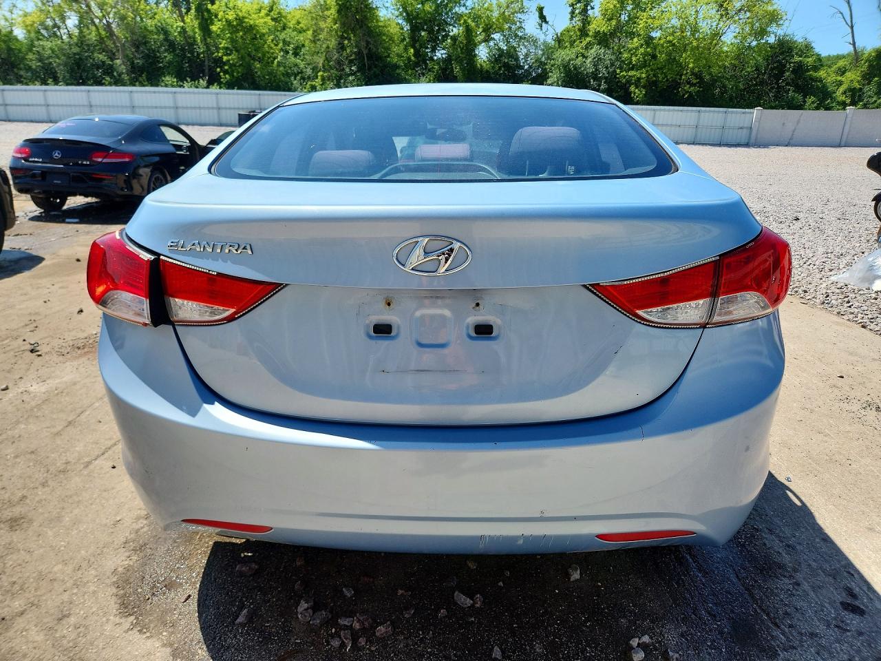 2012 Hyundai Elantra Gls/limited Blue vin: KMHDH4AE7CU322882