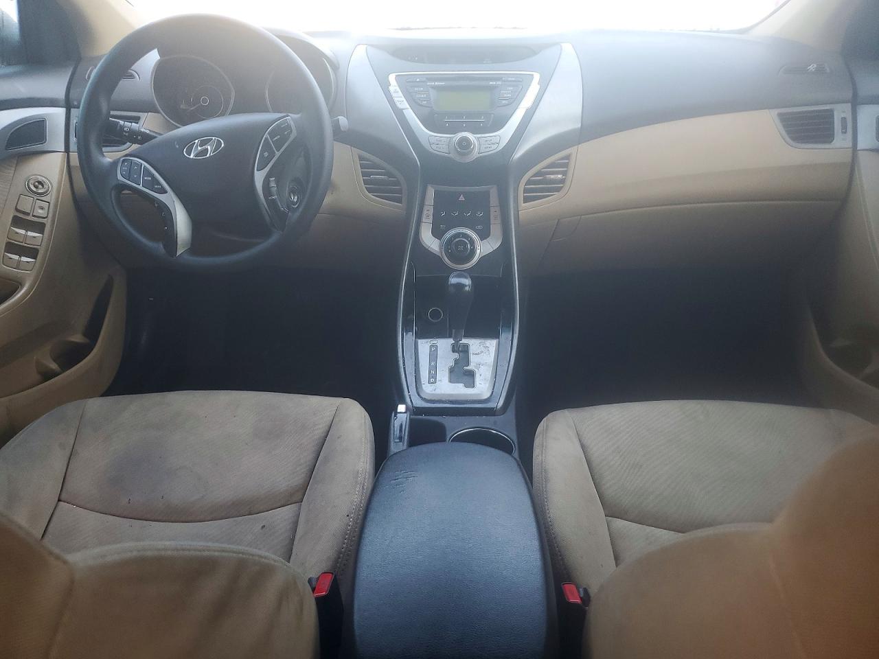 2012 Hyundai Elantra Burgundy vin: KMHDH4AE7CU324972