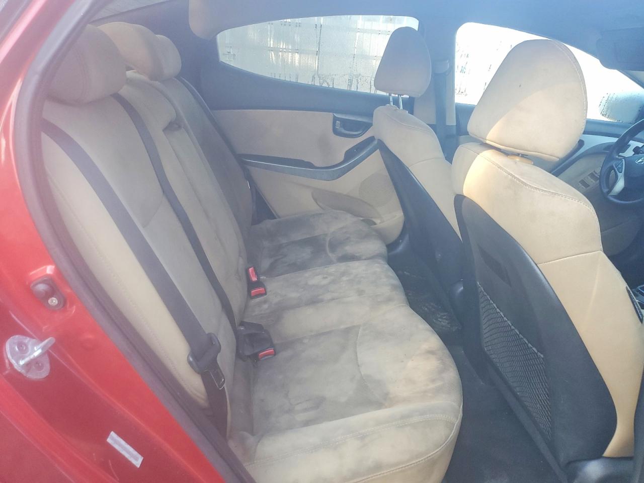 2012 Hyundai Elantra Burgundy vin: KMHDH4AE7CU324972