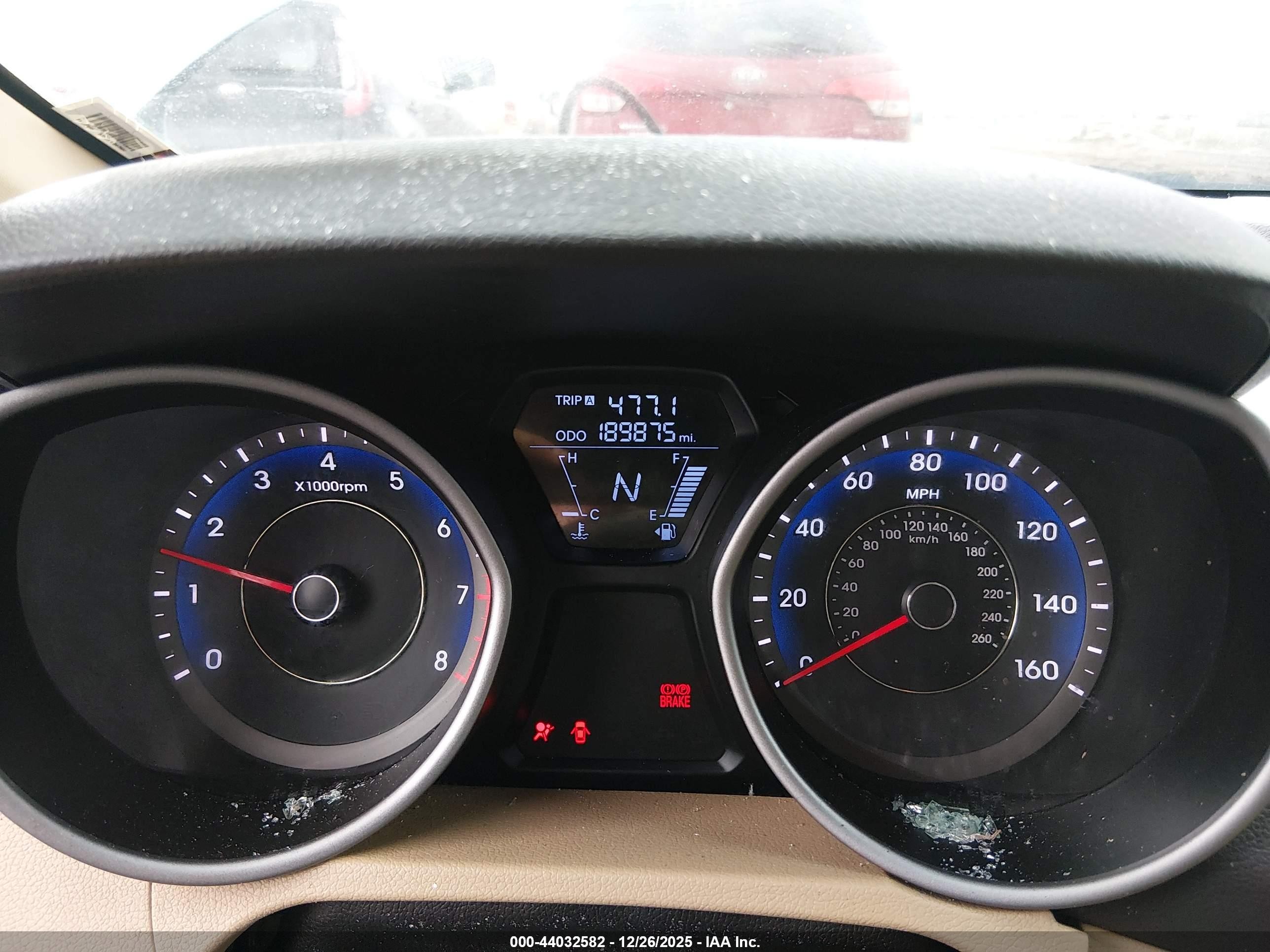 2012 Hyundai Elantra Gls (ulsan Plant) Light Blue vin: KMHDH4AE7CU326480