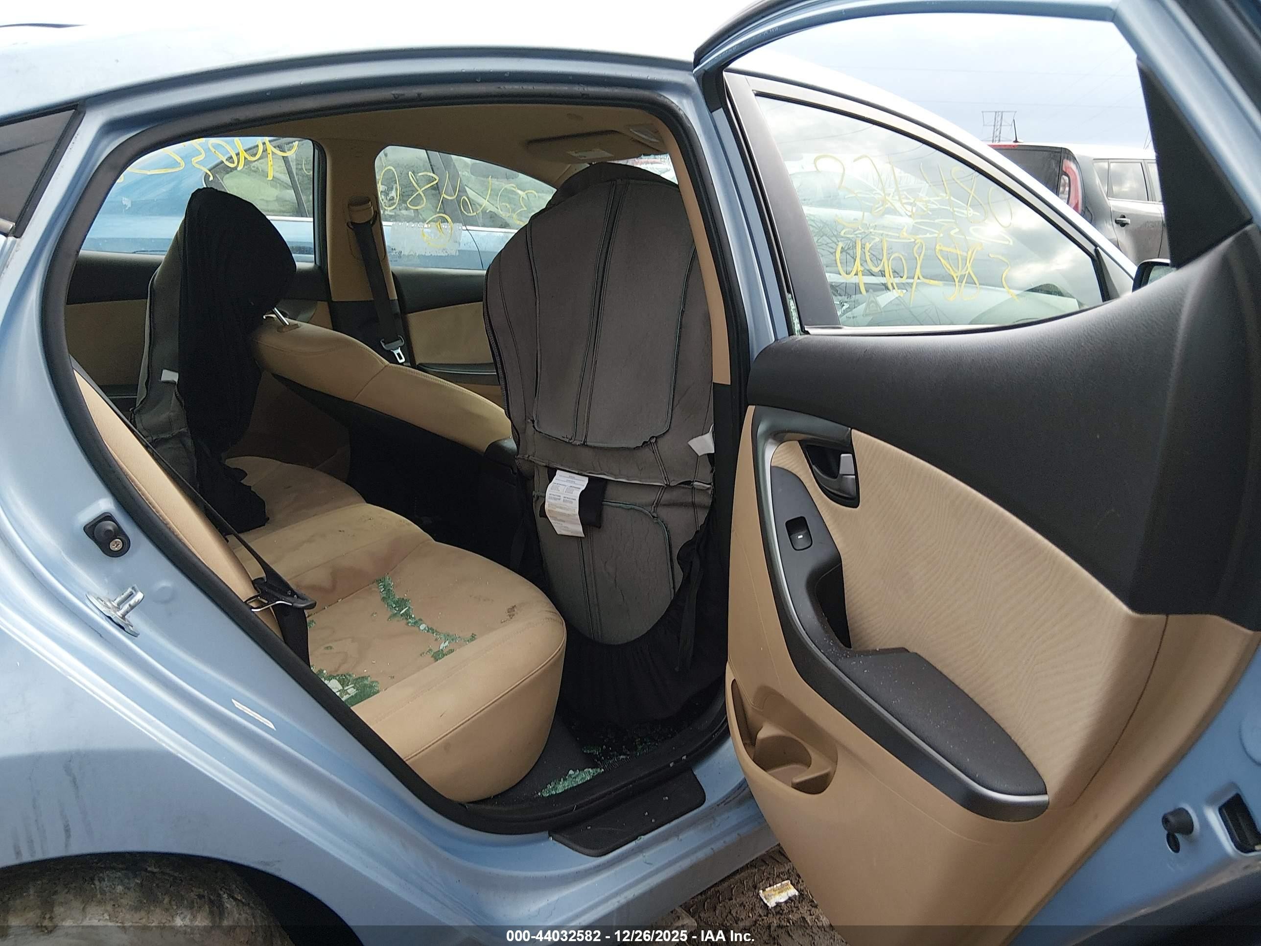 2012 Hyundai Elantra Gls (ulsan Plant) Light Blue vin: KMHDH4AE7CU326480