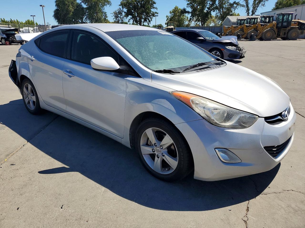 2012 Hyundai Elantra Gls Silver vin: KMHDH4AE7CU339889