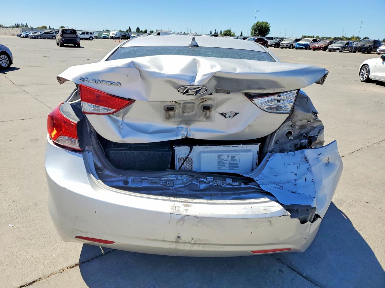 2012 Hyundai Elantra Gls Silver vin: KMHDH4AE7CU339889