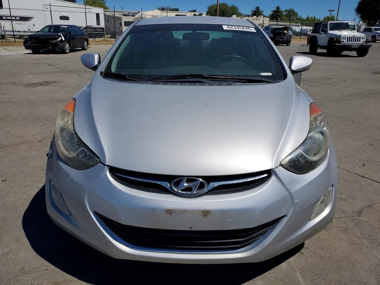 2012 Hyundai Elantra Gls Silver vin: KMHDH4AE7CU339889