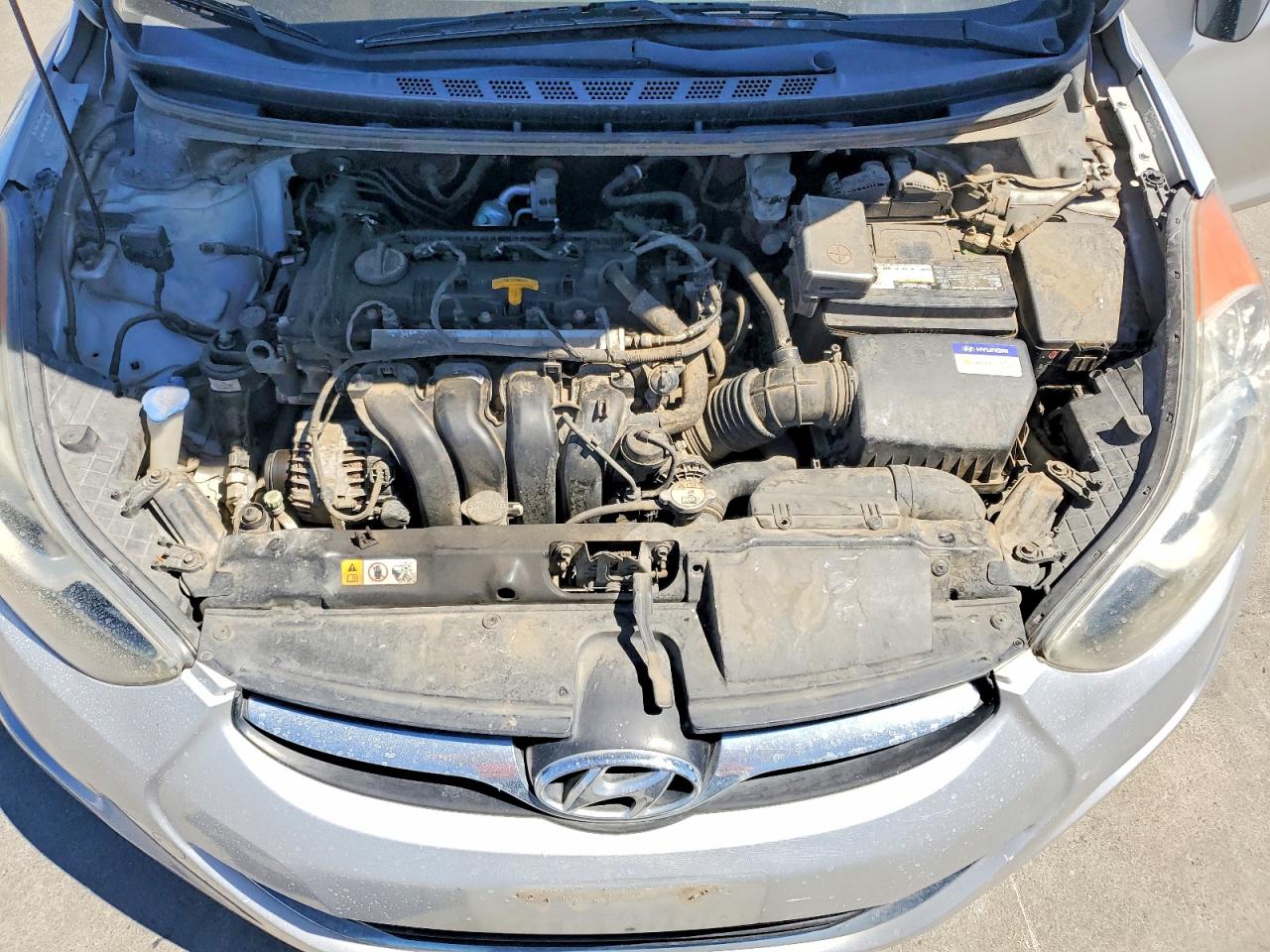 2012 Hyundai Elantra Gls Silver vin: KMHDH4AE7CU339889