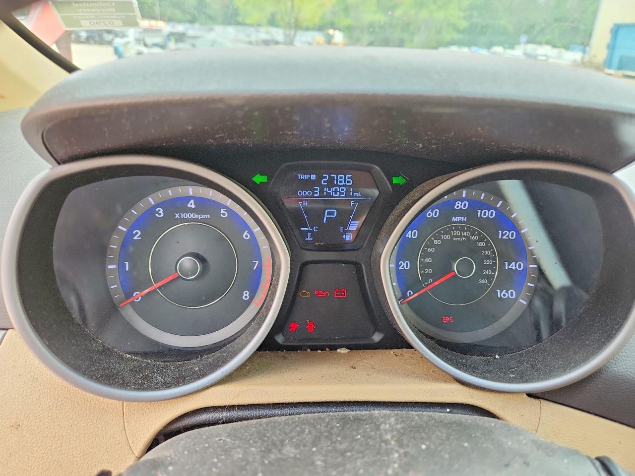 2012 Hyundai Elantra Limited Red vin: KMHDH4AE7CU342601