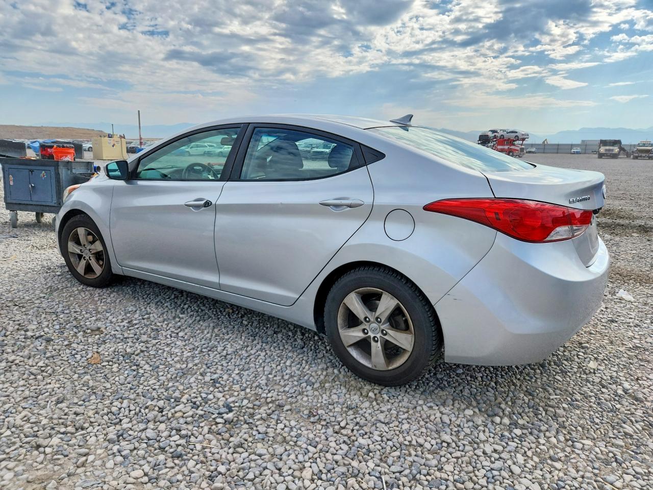 2012 Hyundai Elantra Gls Silver vin: KMHDH4AE7CU349631