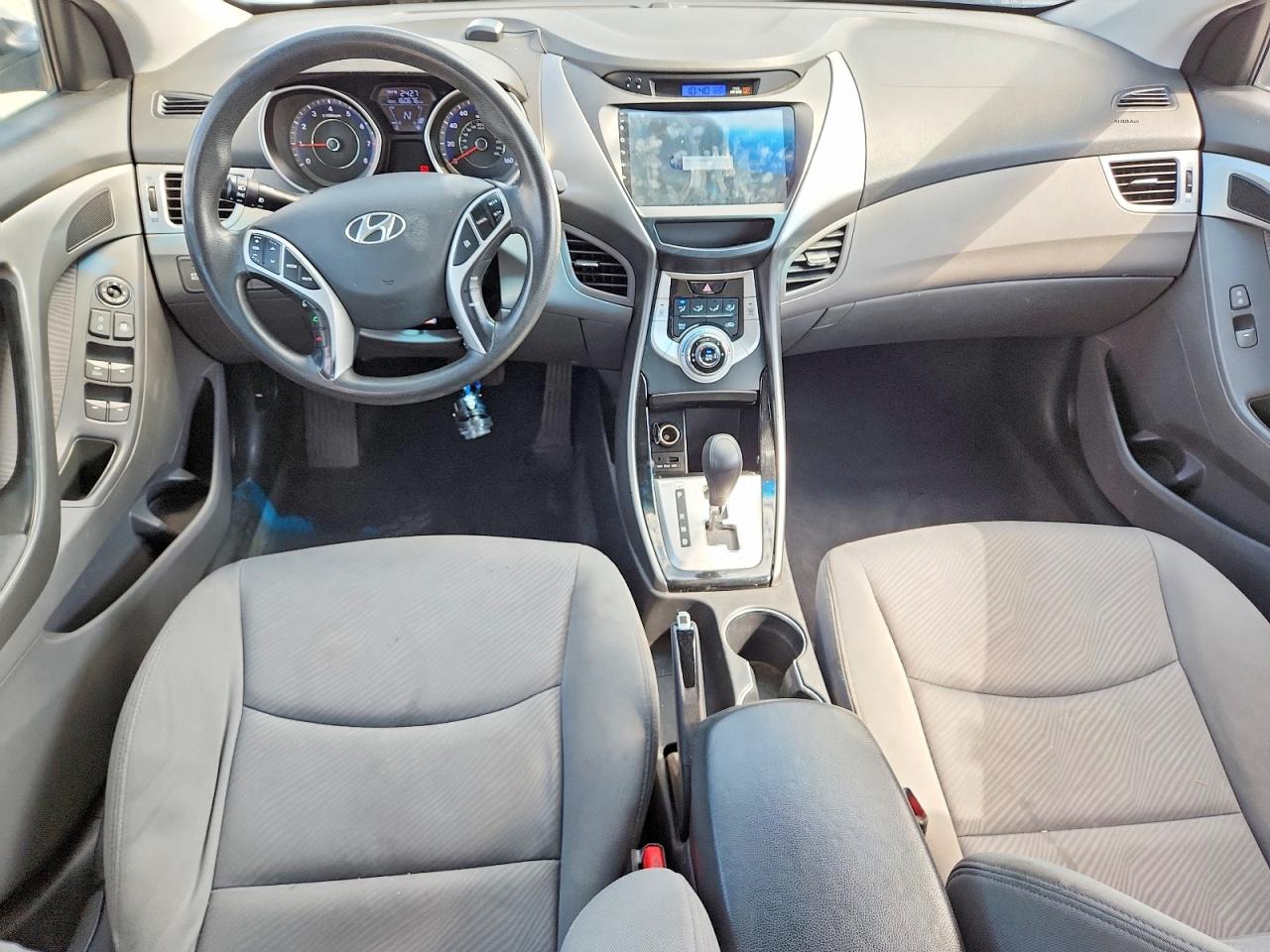 2012 Hyundai Elantra Gls Silver vin: KMHDH4AE7CU349631