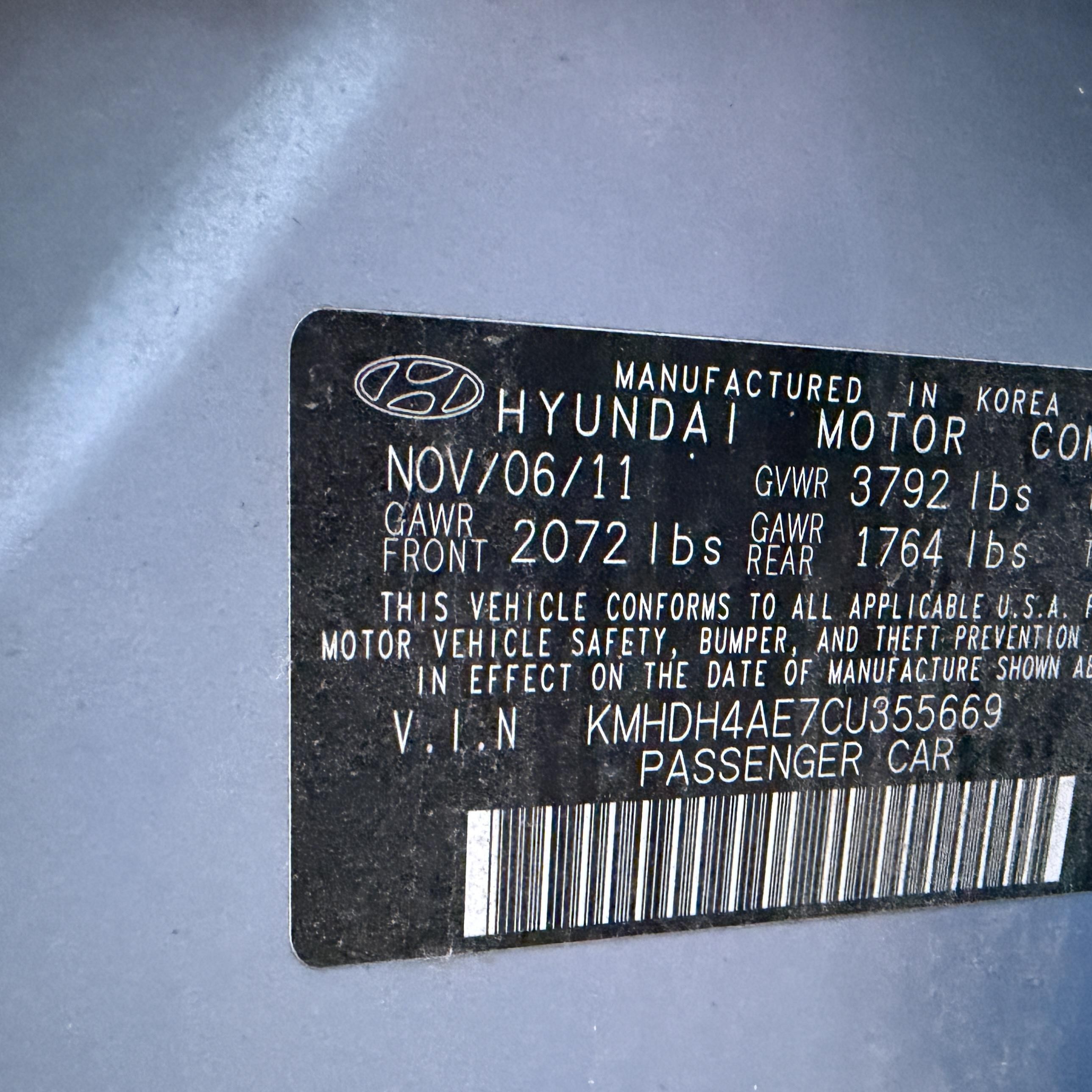 2012 Hyundai Elantra Limited (ulsan Plant) Silver vin: KMHDH4AE7CU355669