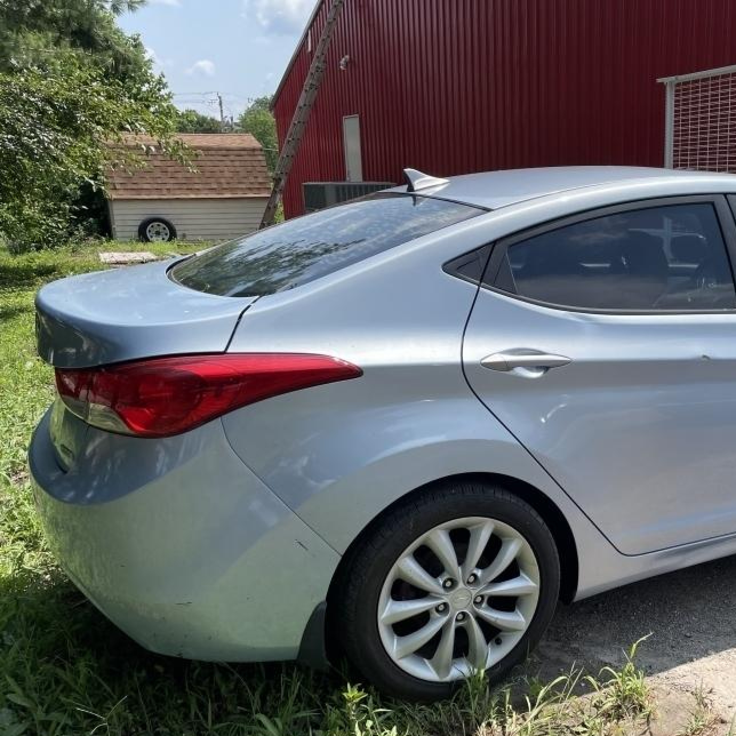 2012 Hyundai Elantra Limited (ulsan Plant) Silver vin: KMHDH4AE7CU355669