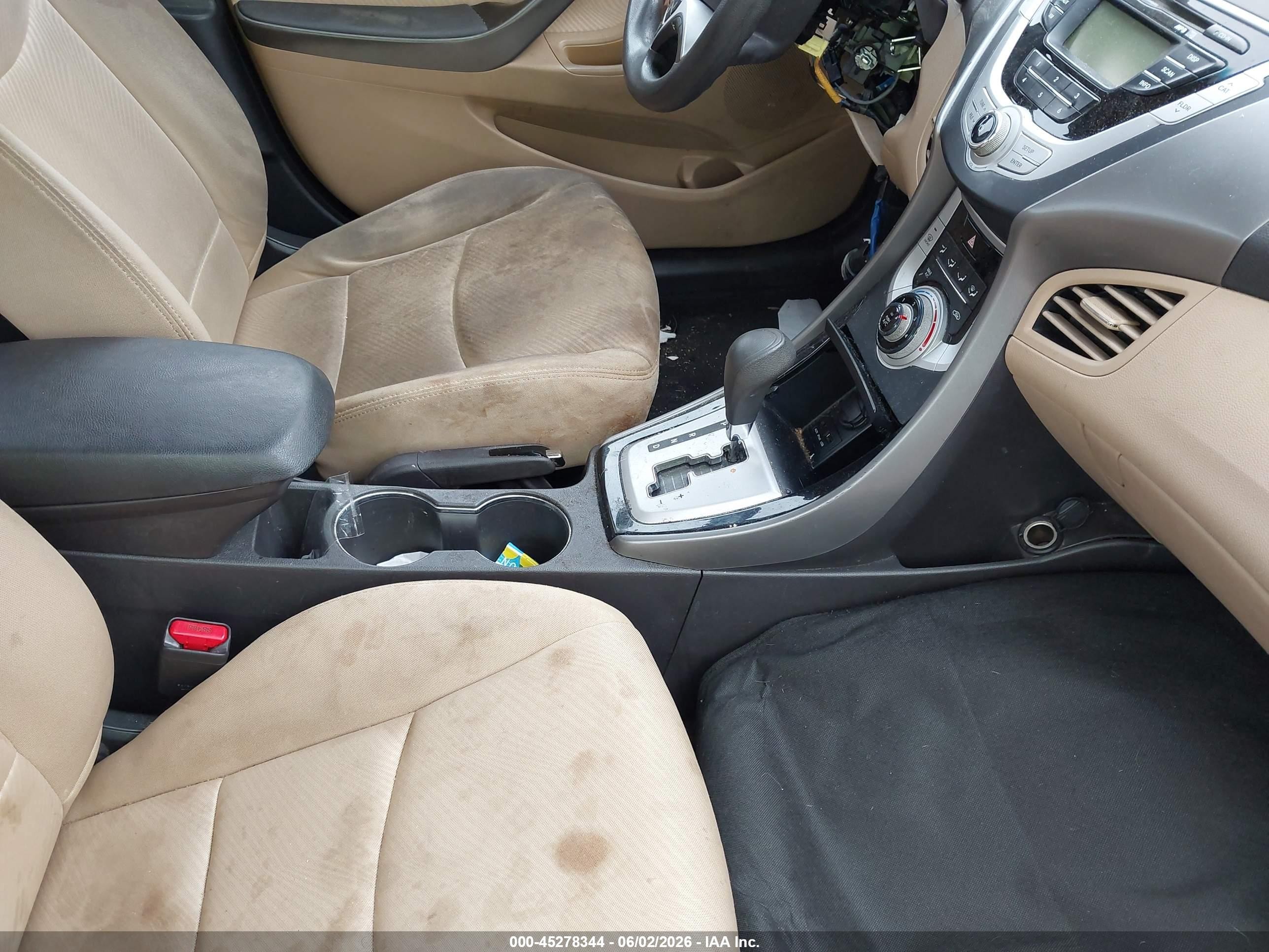 2012 Hyundai Elantra Gls (ulsan Plant) Red vin: KMHDH4AE7CU355980