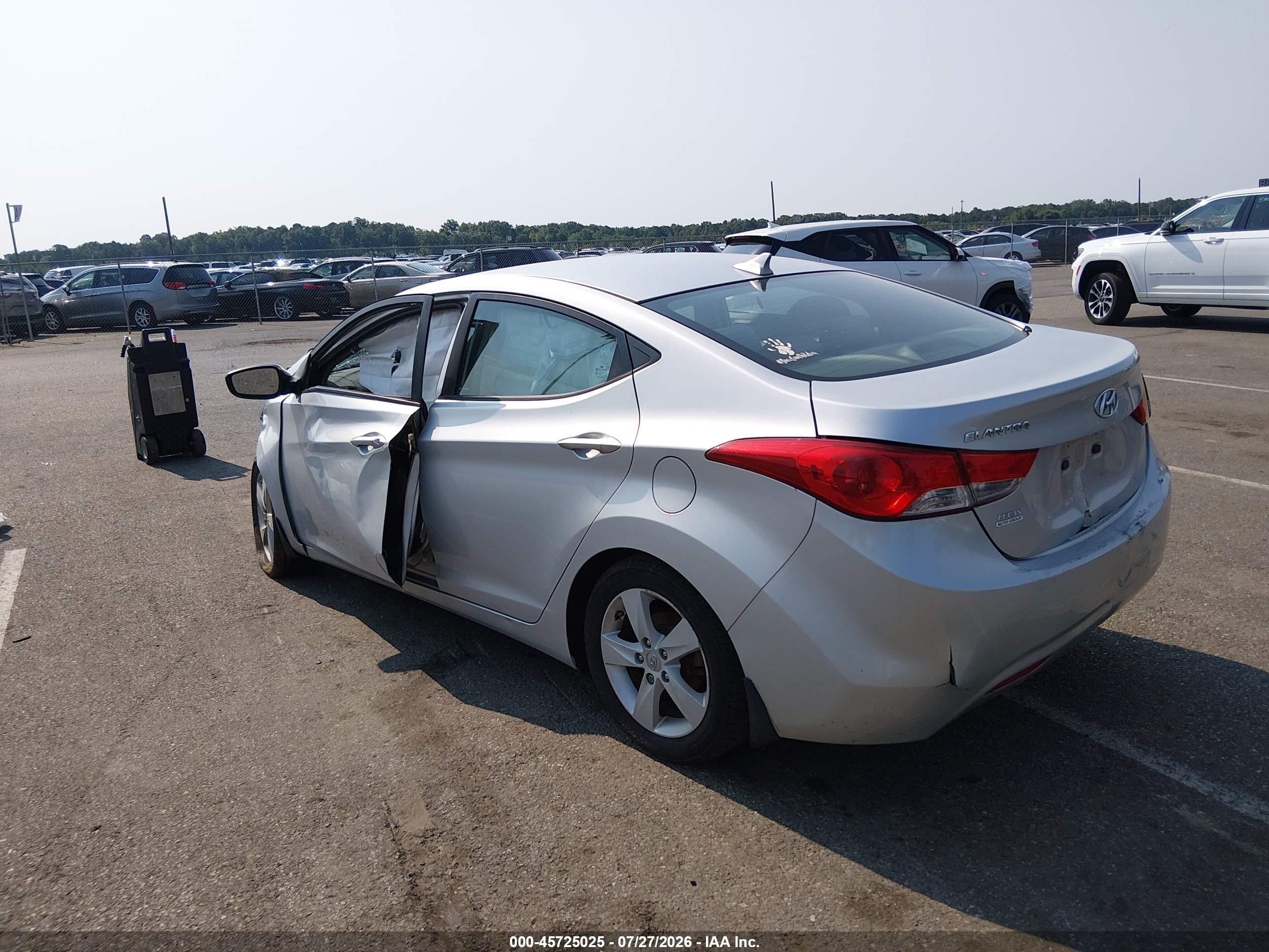 2012 Hyundai Elantra Gls (ulsan Plant) Silver vin: KMHDH4AE7CU356630