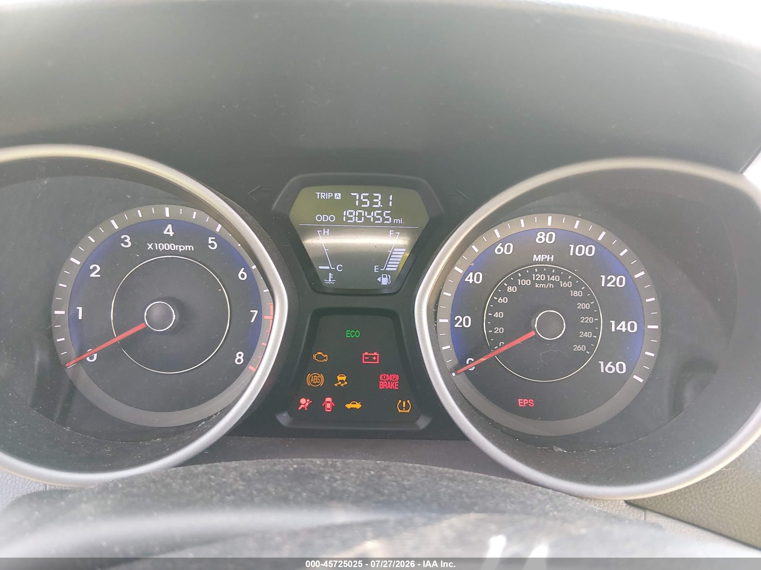 2012 Hyundai Elantra Gls (ulsan Plant) Silver vin: KMHDH4AE7CU356630