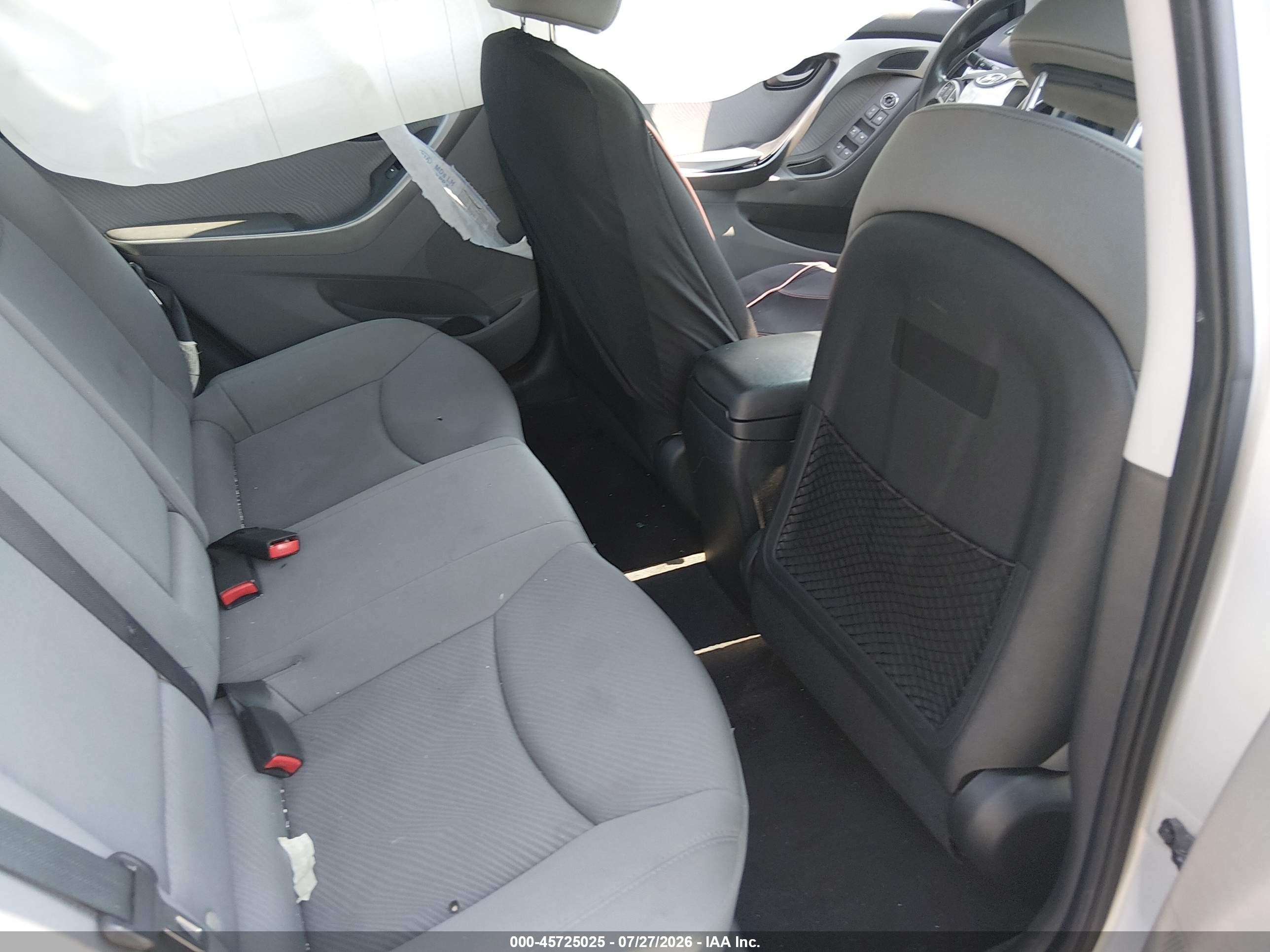 2012 Hyundai Elantra Gls (ulsan Plant) Silver vin: KMHDH4AE7CU356630