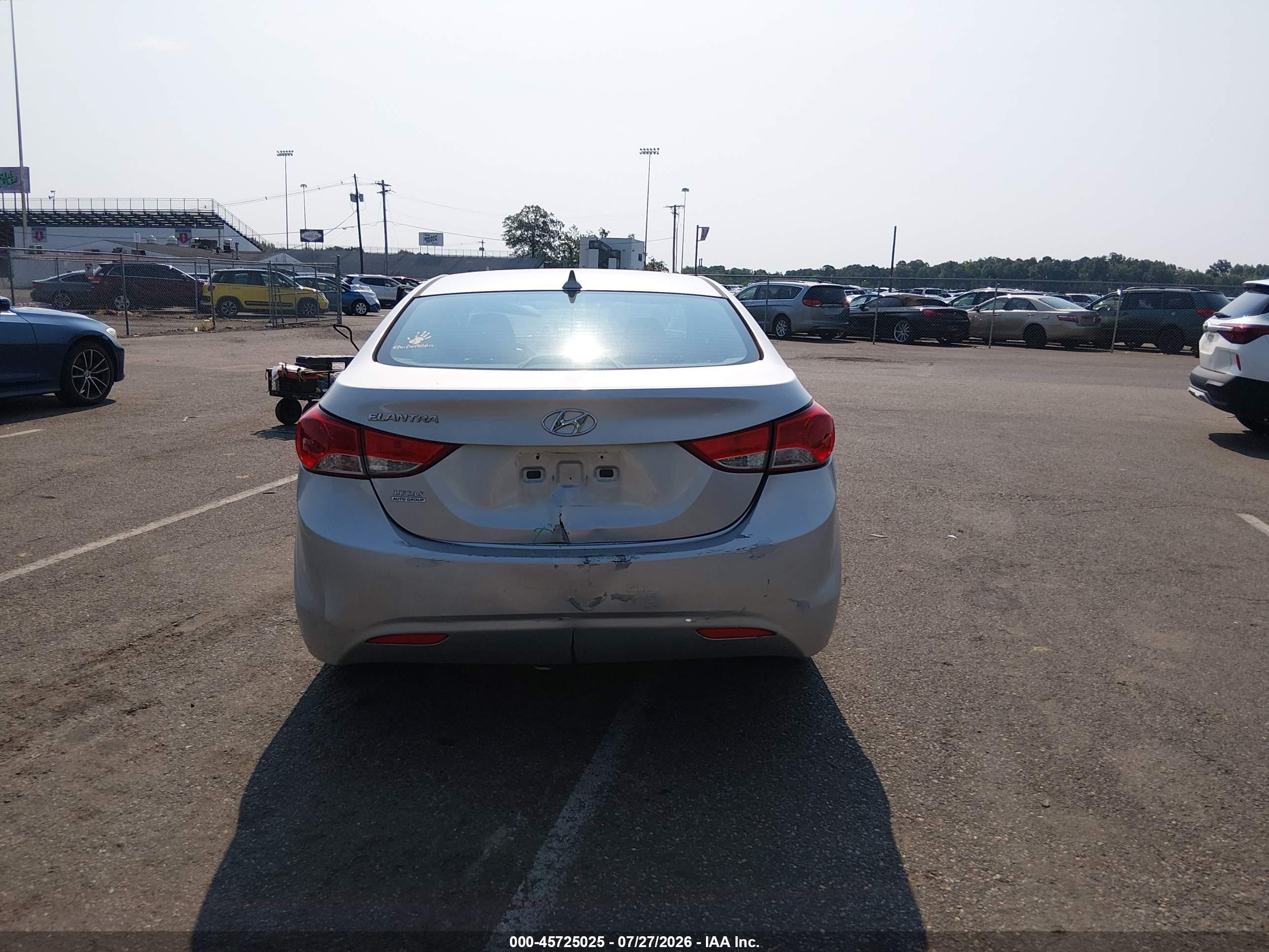 2012 Hyundai Elantra Gls (ulsan Plant) Silver vin: KMHDH4AE7CU356630