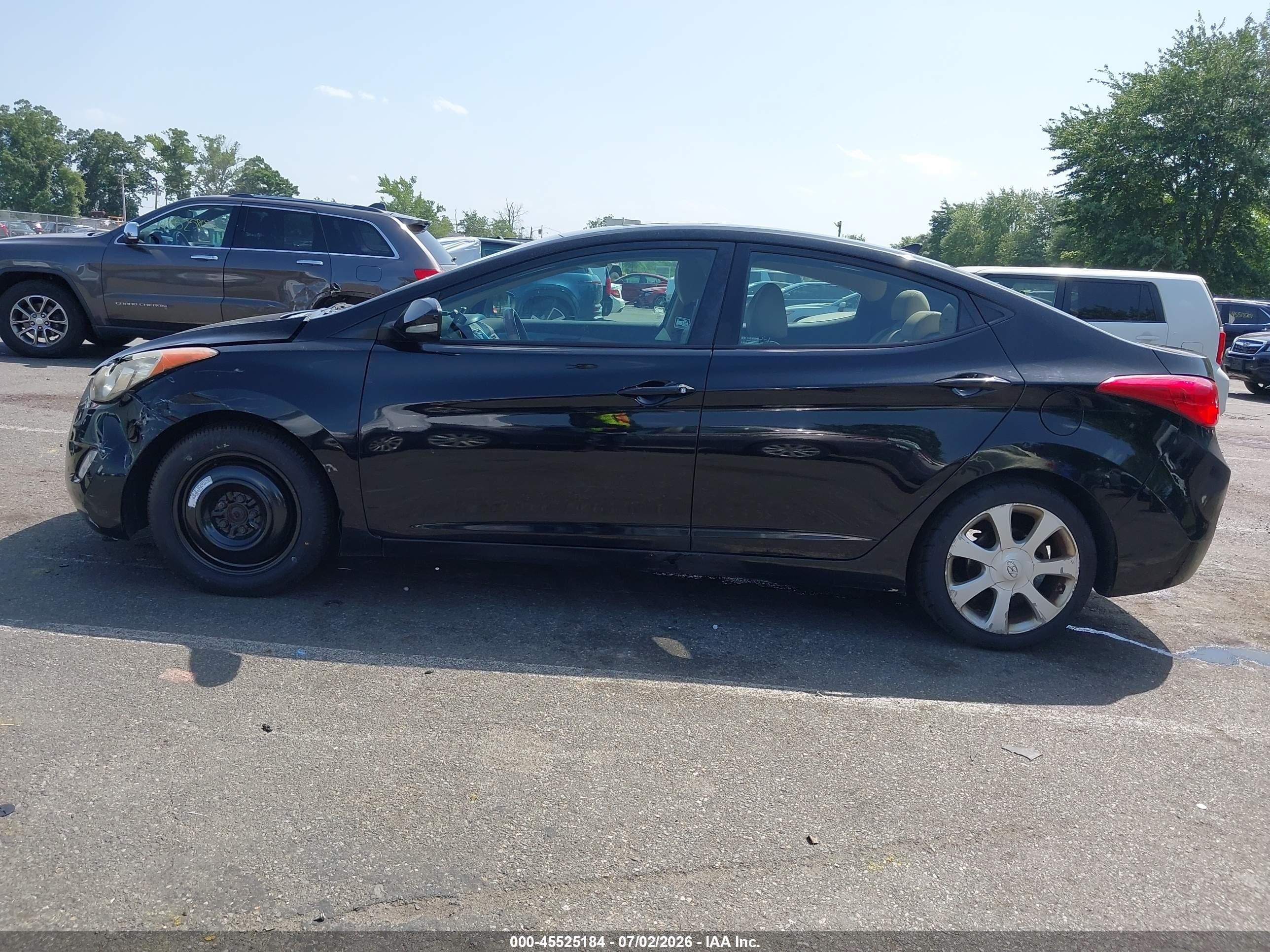 2012 Hyundai Elantra Limited (ulsan Plant) Black vin: KMHDH4AE7CU404899