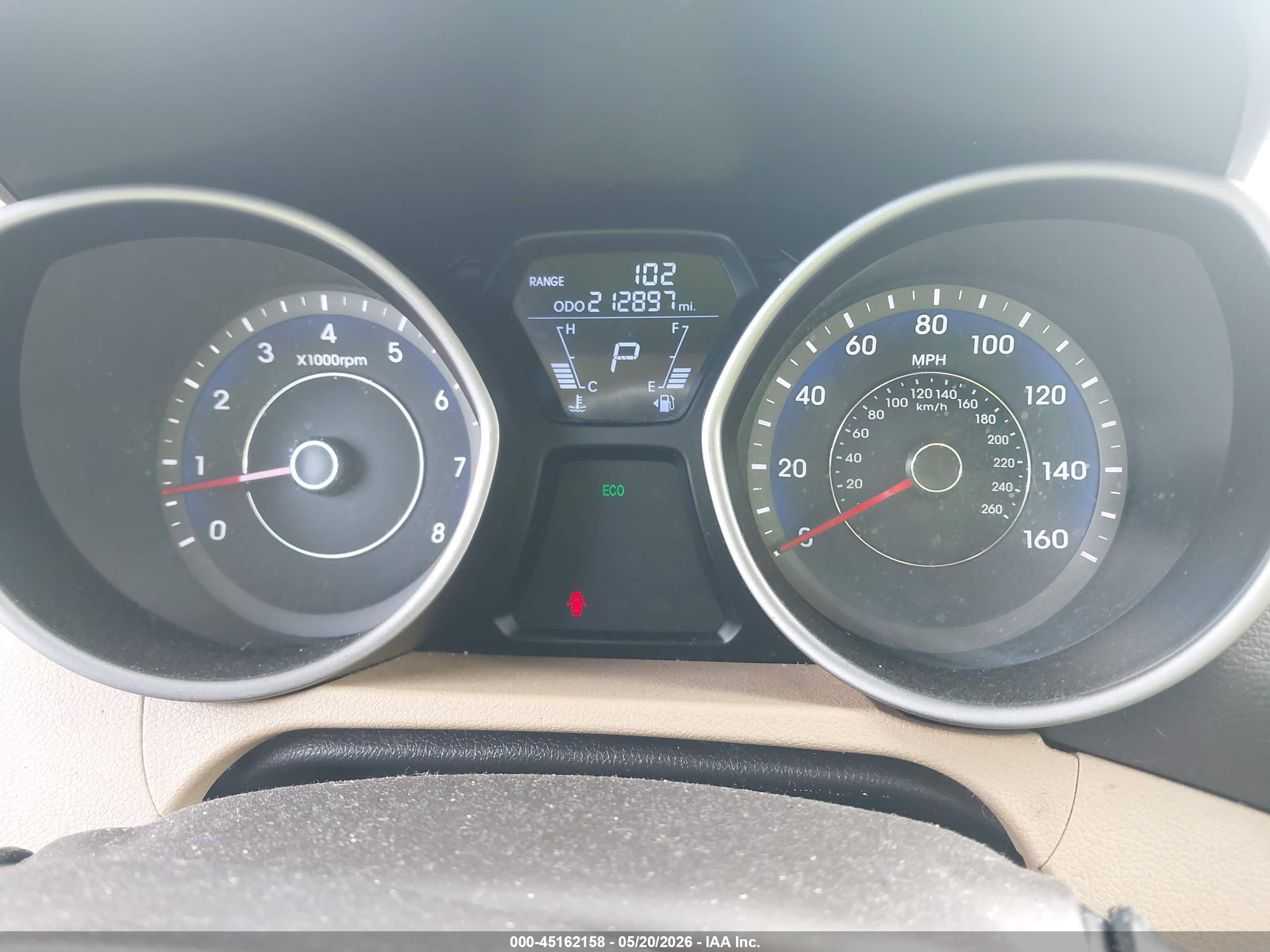 2012 Hyundai Elantra Gls (ulsan Plant) Light Blue vin: KMHDH4AE7CU412193