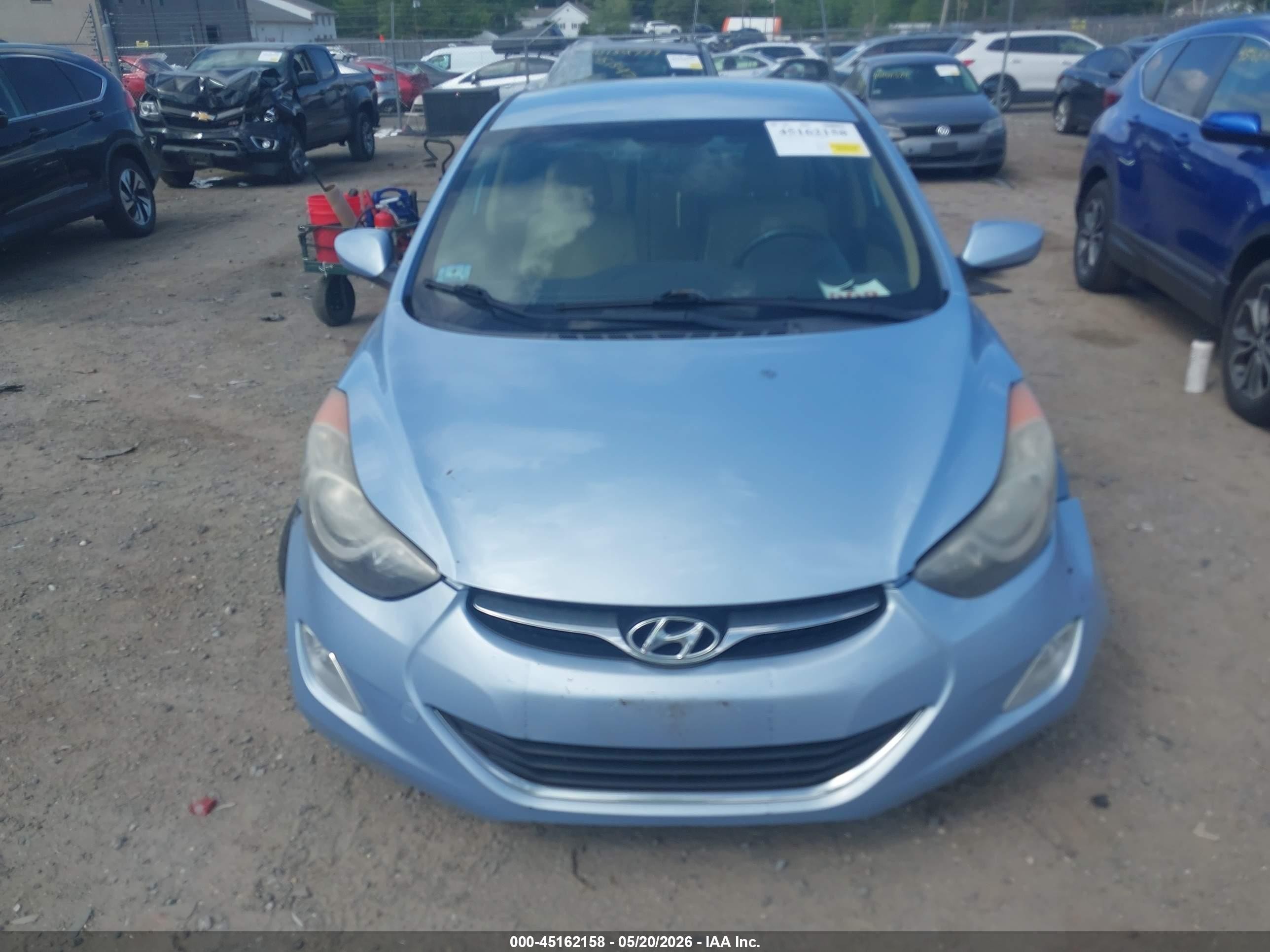 2012 Hyundai Elantra Gls (ulsan Plant) Light Blue vin: KMHDH4AE7CU412193