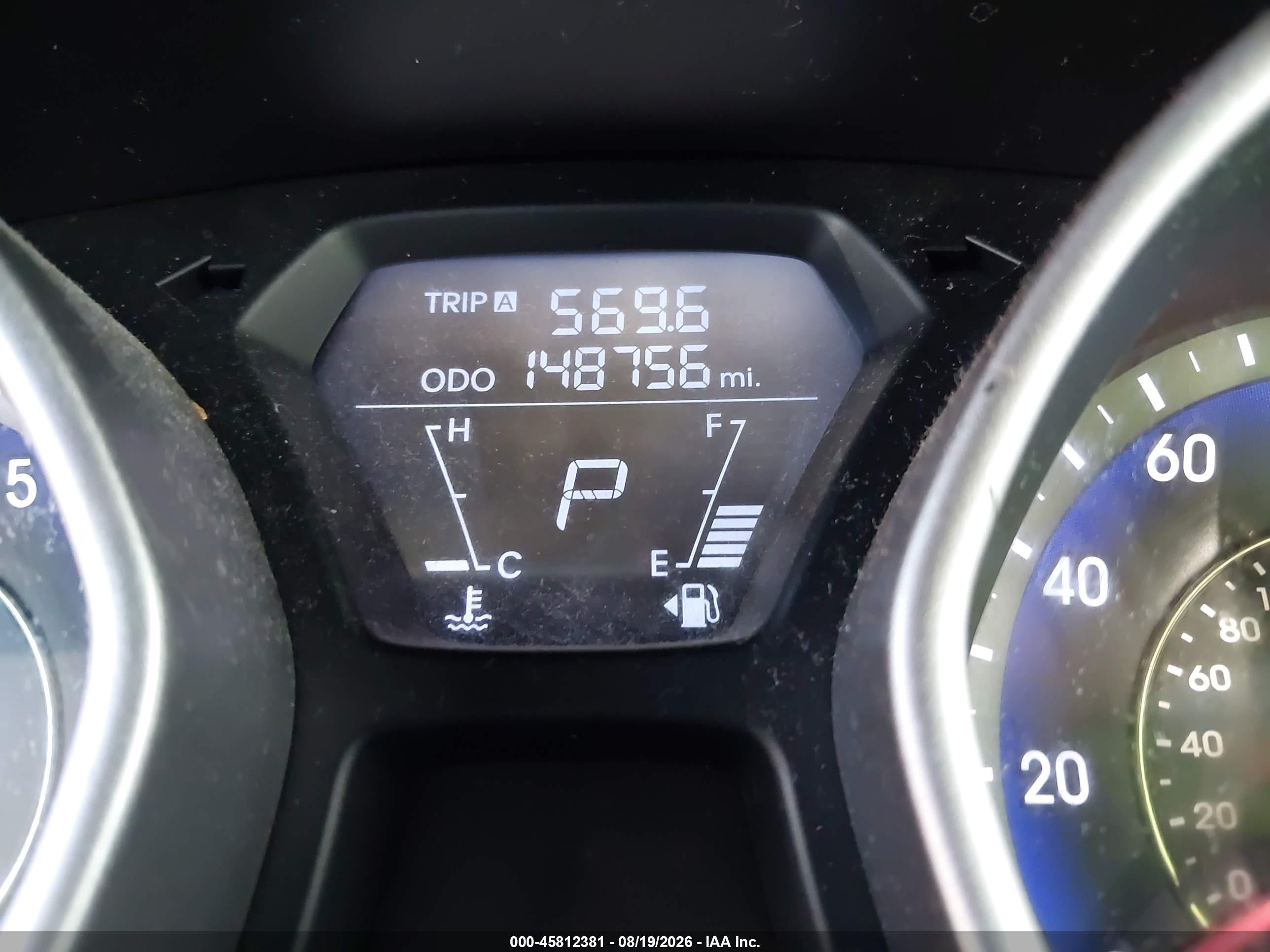 2012 Hyundai Elantra Gls (ulsan Plant) Black vin: KMHDH4AE7CU448238