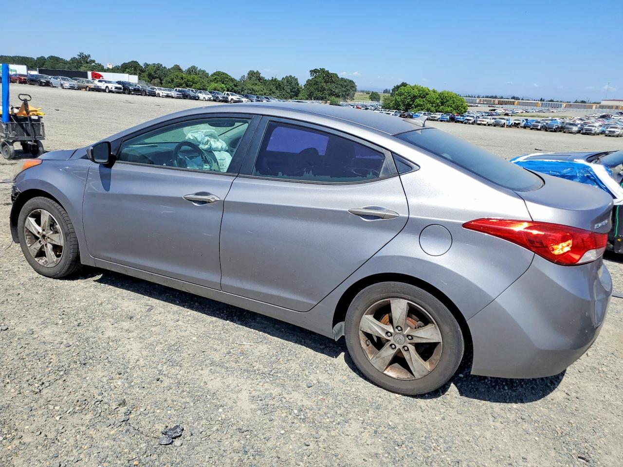 2012 Hyundai Elantra Gls Black vin: KMHDH4AE7CU451382