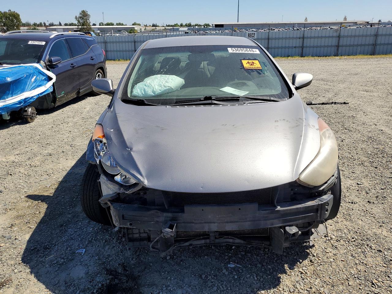 2012 Hyundai Elantra Gls Black vin: KMHDH4AE7CU451382