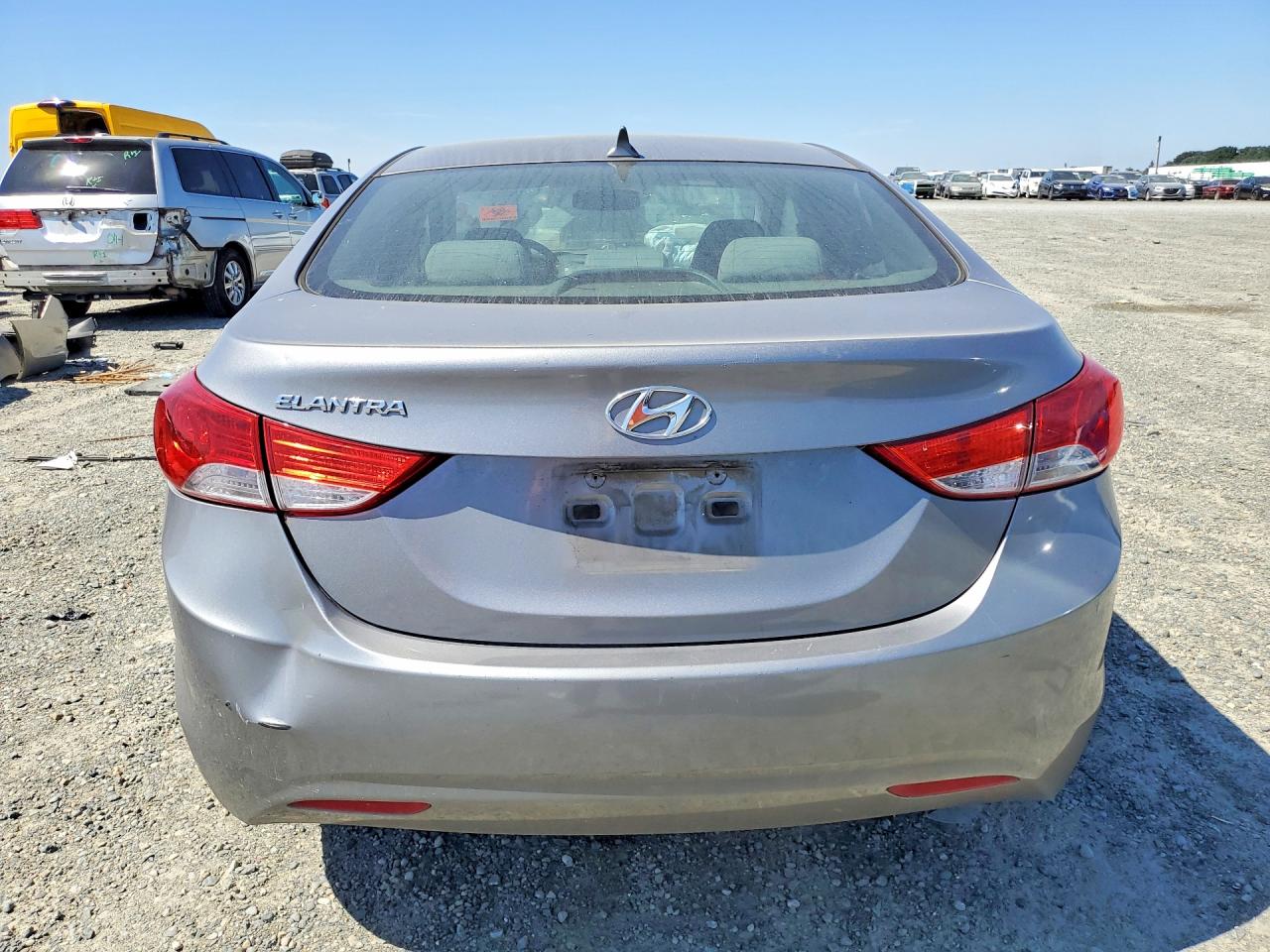 2012 Hyundai Elantra Gls Black vin: KMHDH4AE7CU451382