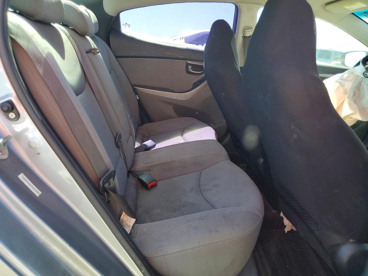 2012 Hyundai Elantra Gls Black vin: KMHDH4AE7CU451382