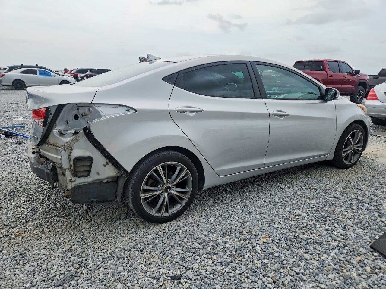 2012 Hyundai Elantra Limited Серебряный vin: KMHDH4AE7CU456565