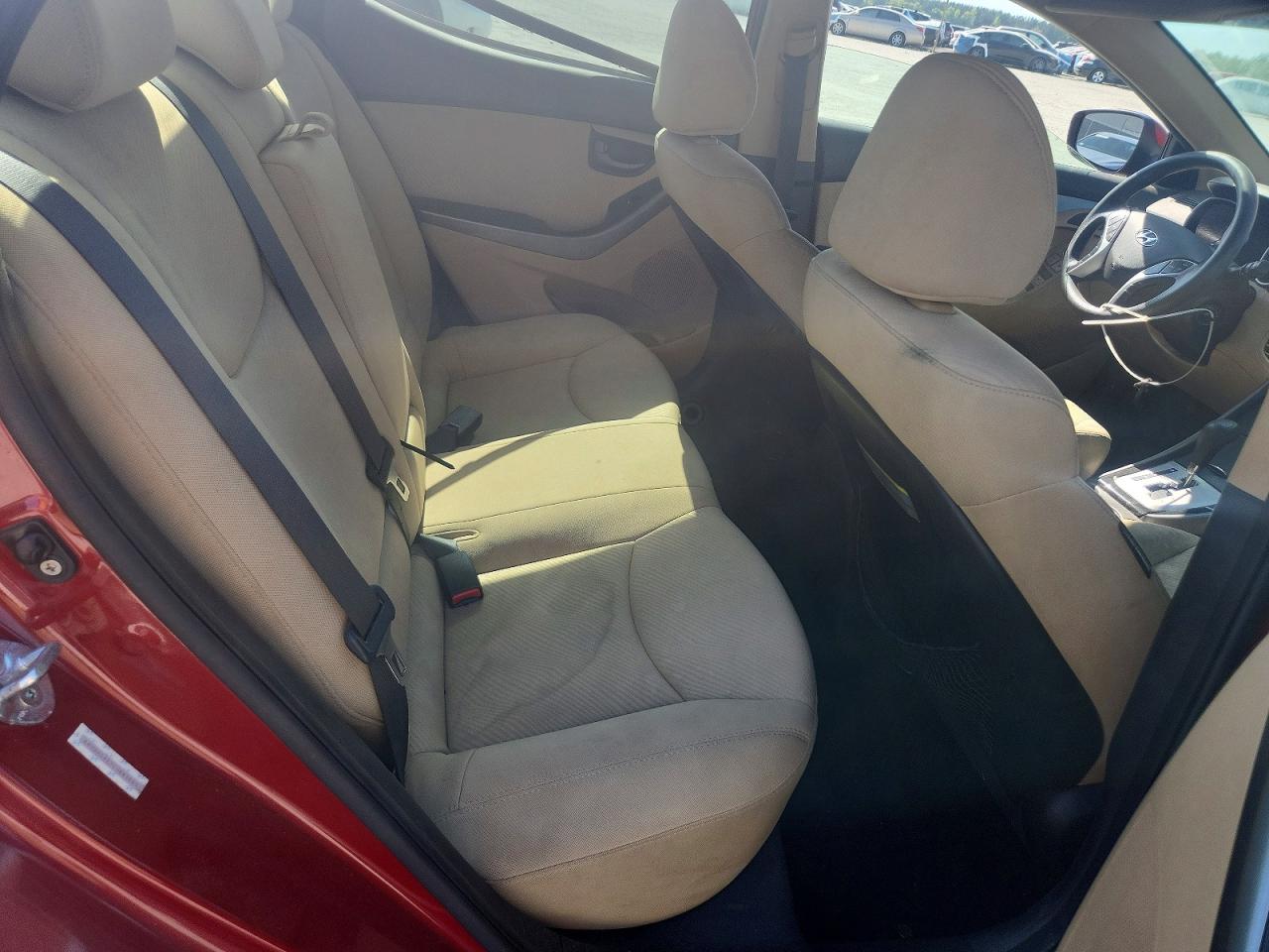 2012 Hyundai Elantra Gls Burgundy vin: KMHDH4AE7CU463855
